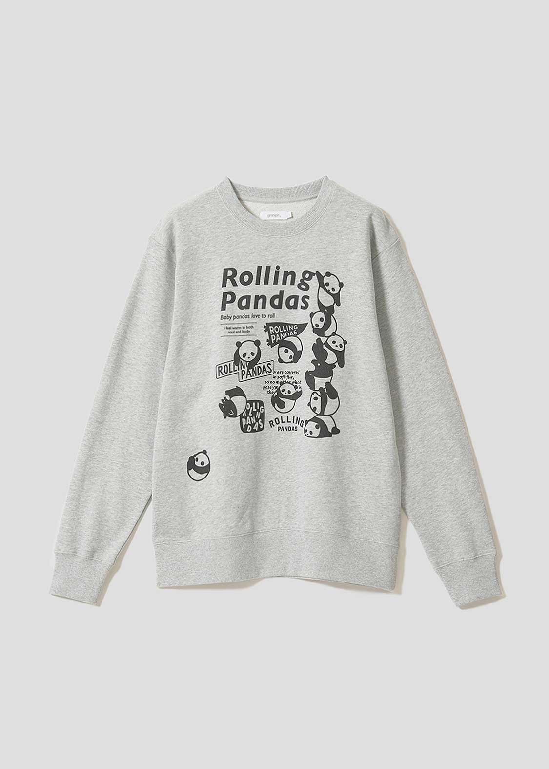 Rolling Pandas A | Fleece Sweatshirt