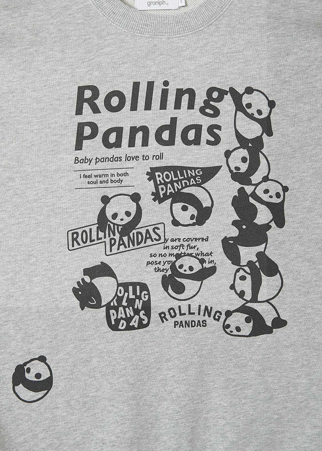 Rolling Pandas A | Fleece Sweatshirt - Image 4