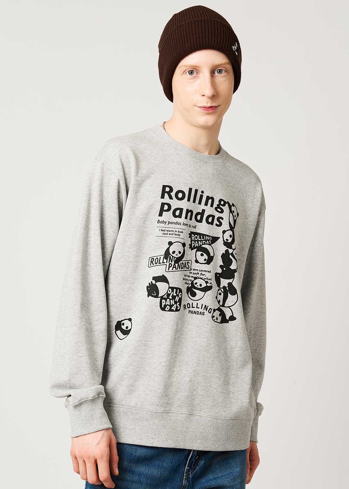 Rolling Pandas A | Fleece Sweatshirt - Image 6