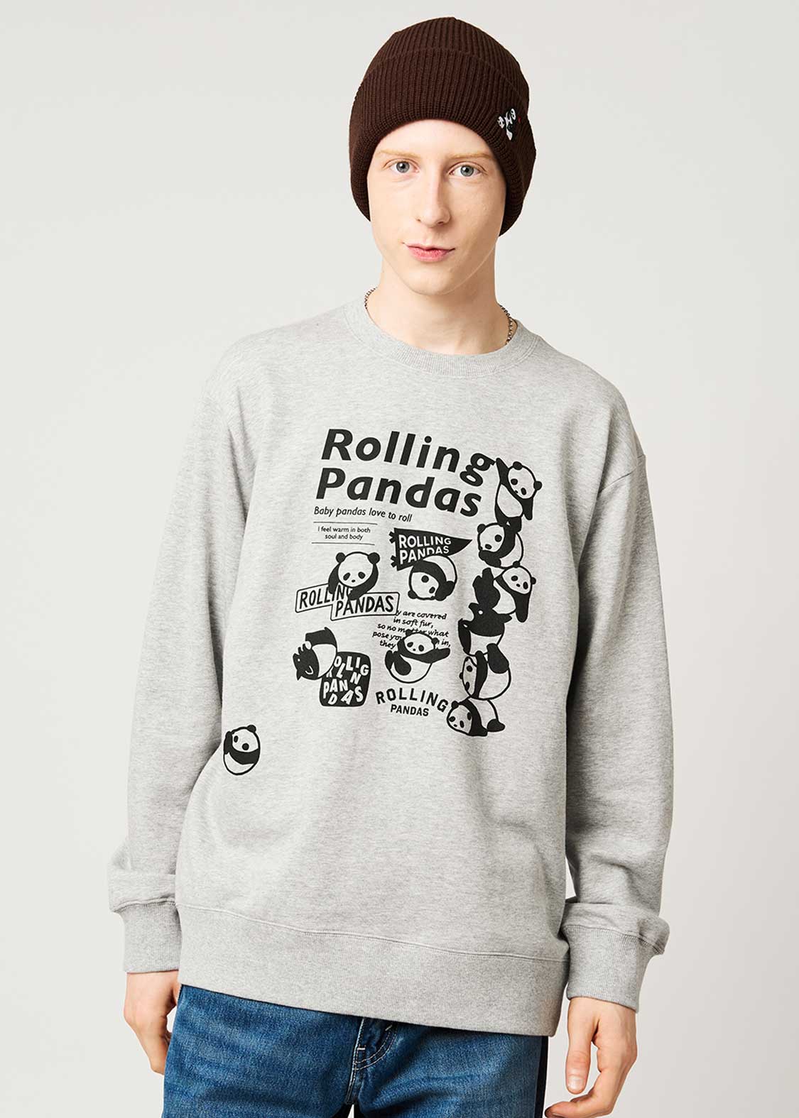Rolling Pandas A | Fleece Sweatshirt - Image 7
