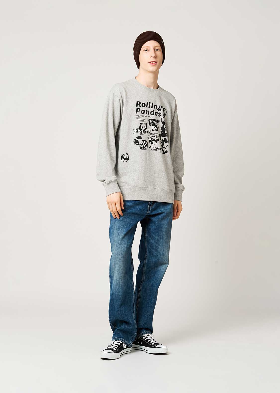 Rolling Pandas A | Fleece Sweatshirt - Image 8