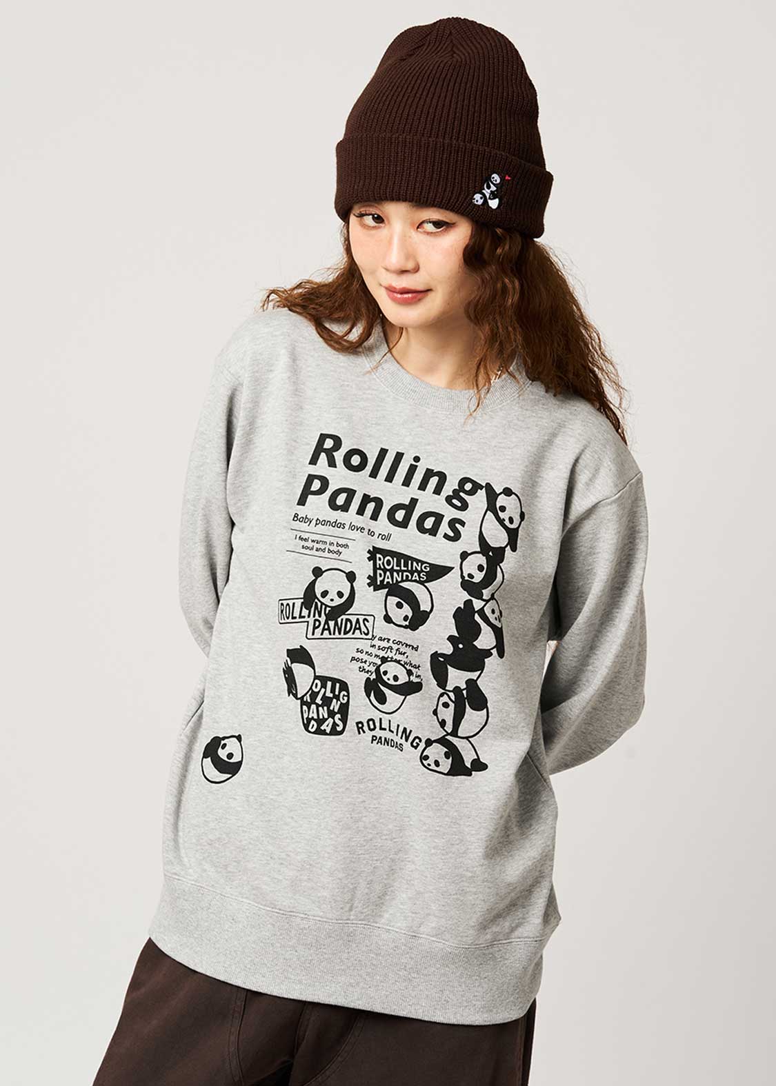 Rolling Pandas A | Fleece Sweatshirt - Image 9