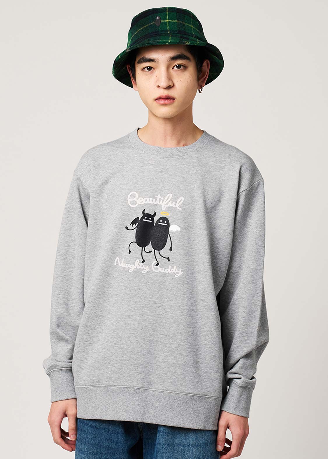 Beautiful Shadow Devil And Angel | Fleece Sweatshirt - Image 7