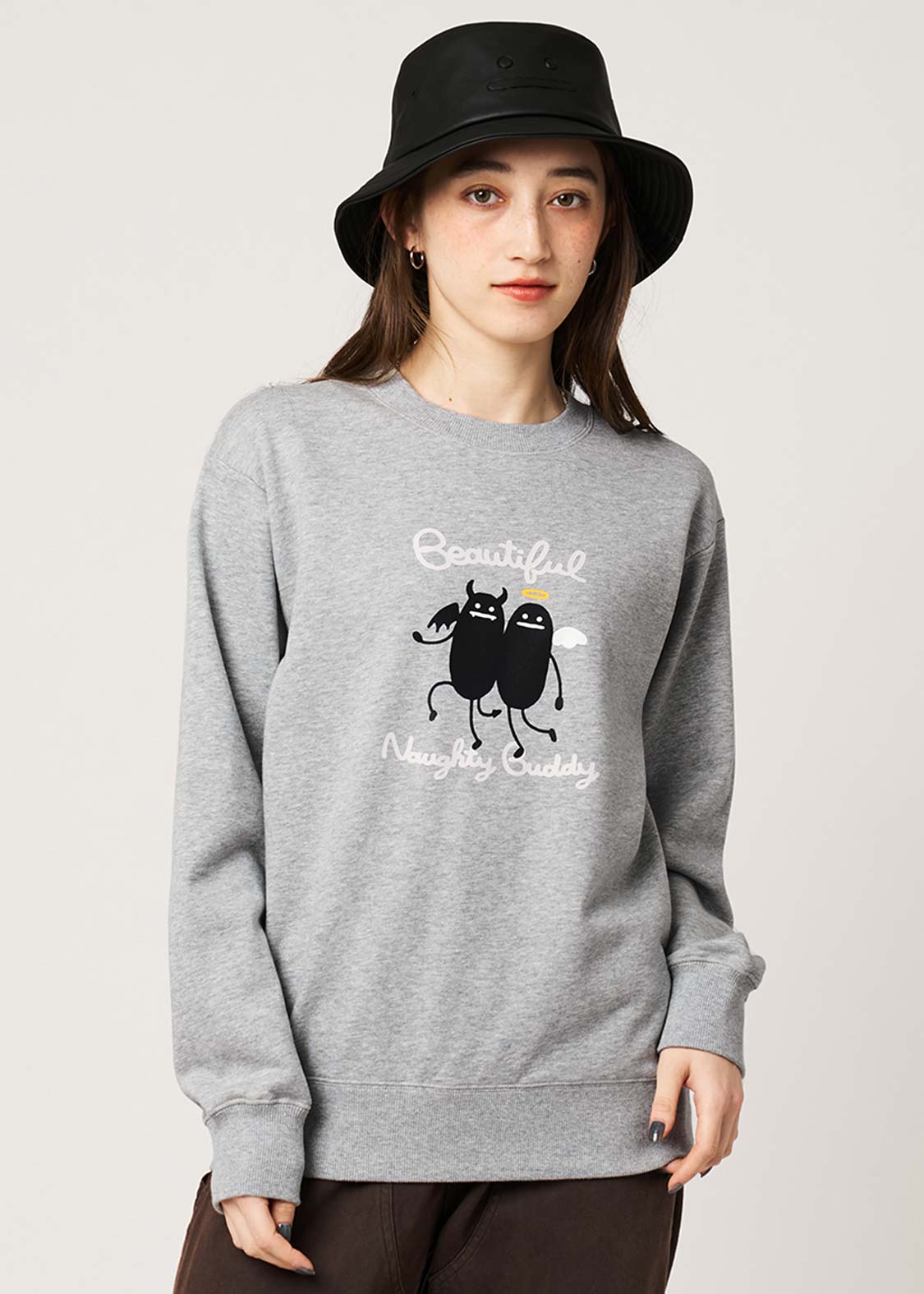 Beautiful Shadow Devil And Angel | Fleece Sweatshirt - Image 9