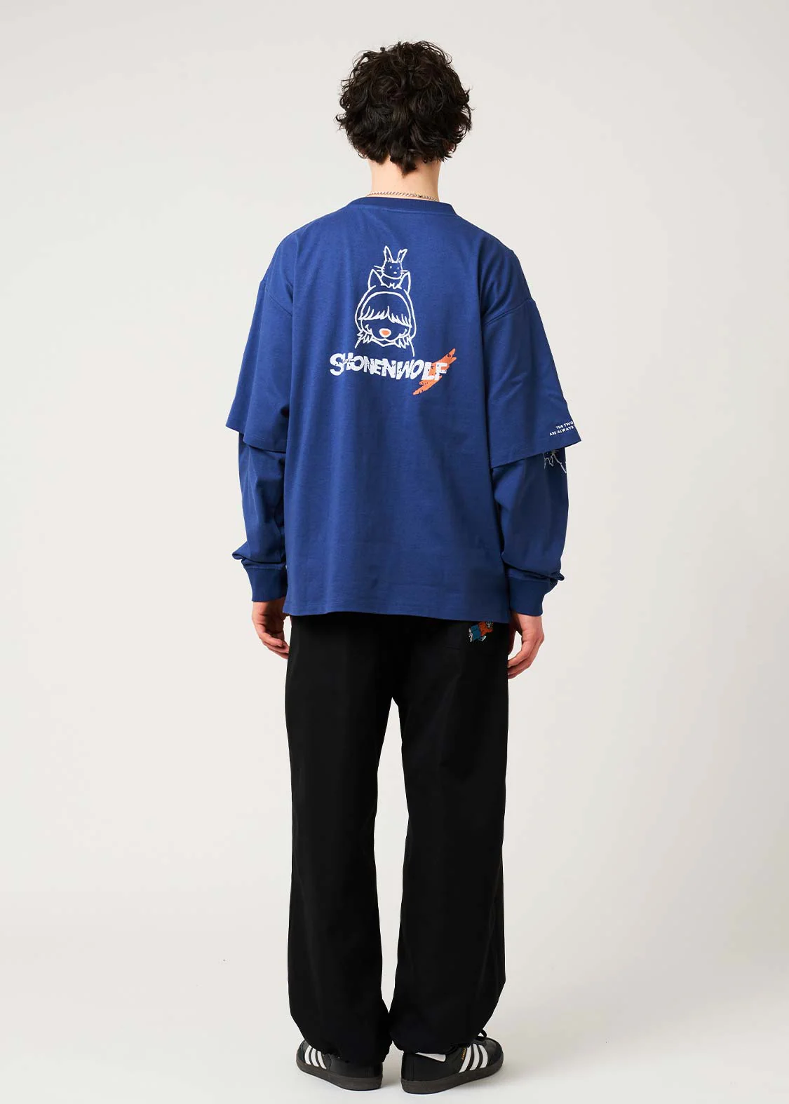 Shounen Wolf | Layered Big Long Sleeve T-Shirt - Image 8