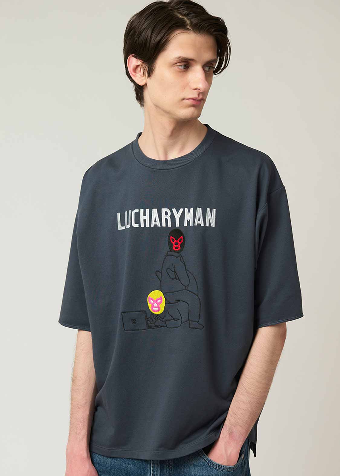 Big Silhouette Half Sleeve Tee (Lucharyman) - Image 8