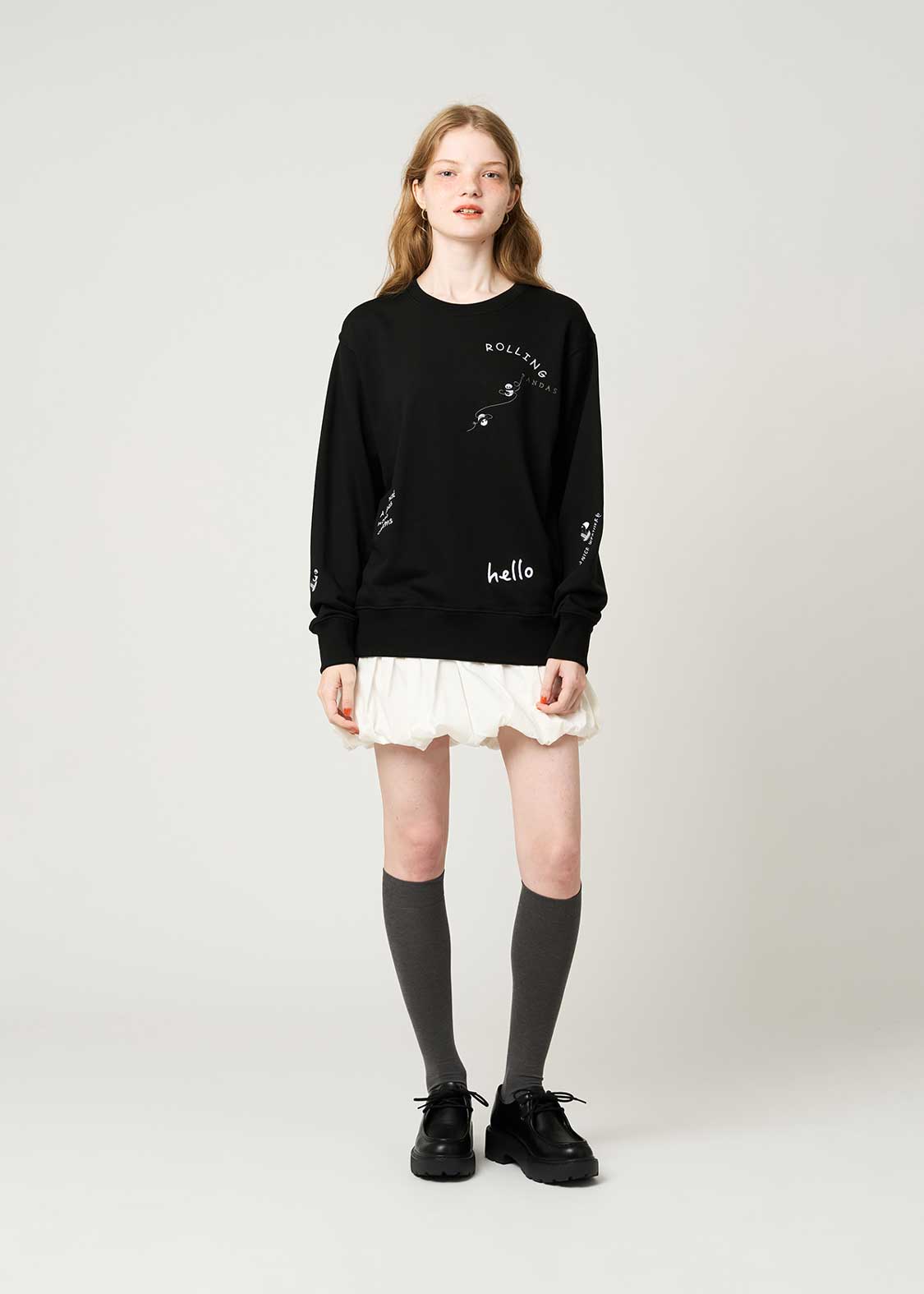Rolling Pandas C | Fleece Sweatshirt - Image 10