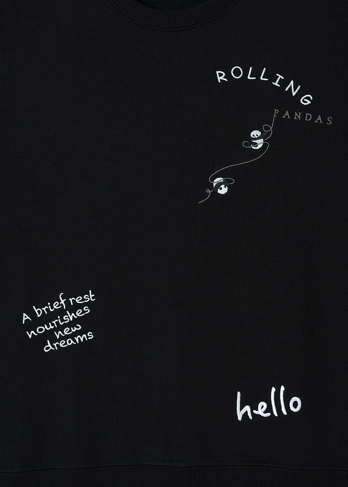 Rolling Pandas C | Fleece Sweatshirt - Image 3
