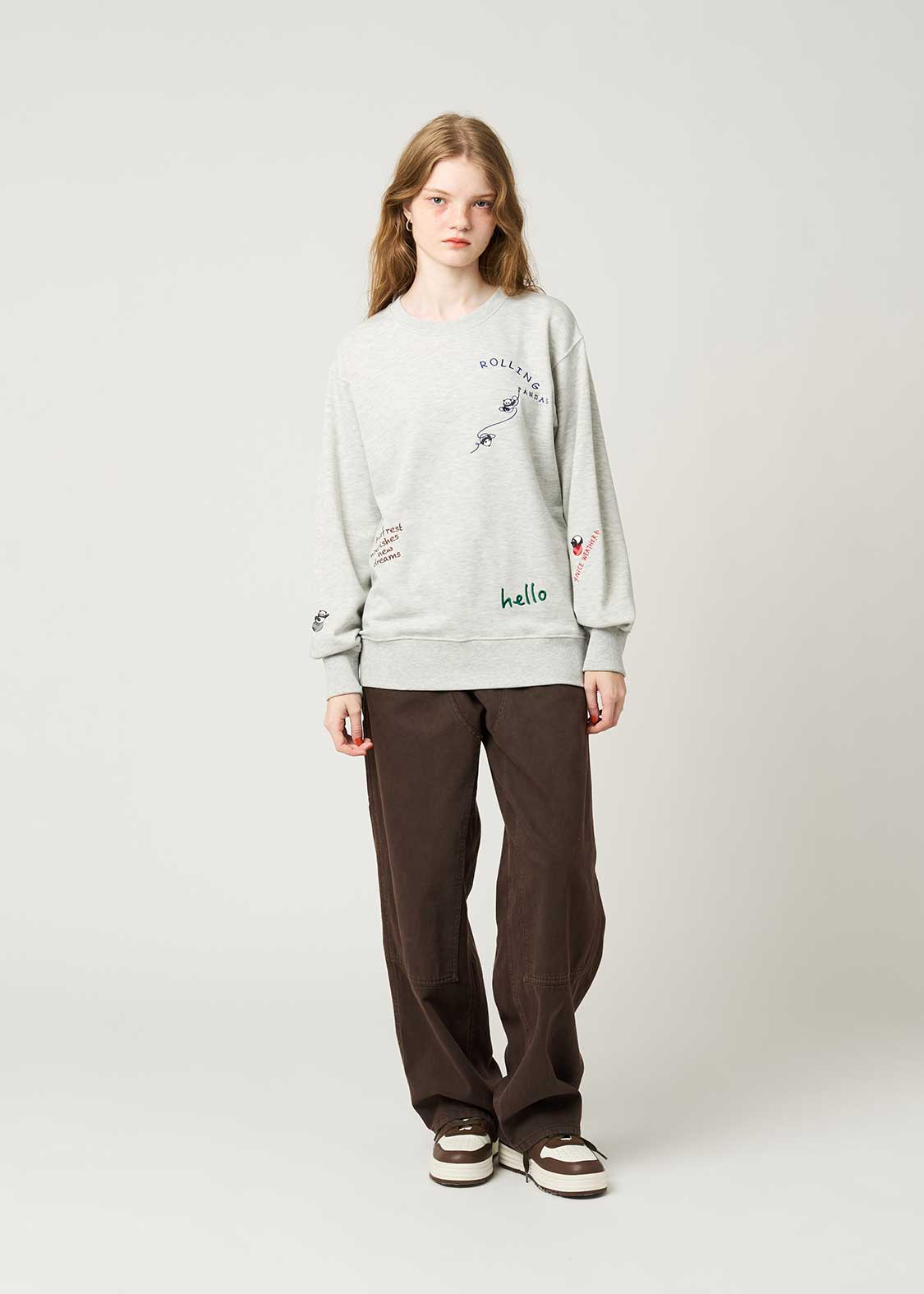 Rolling Pandas B | Fleece Sweatshirt - Image 10