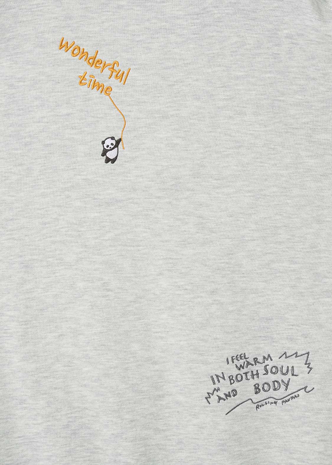 Rolling Pandas B | Fleece Sweatshirt - Image 4