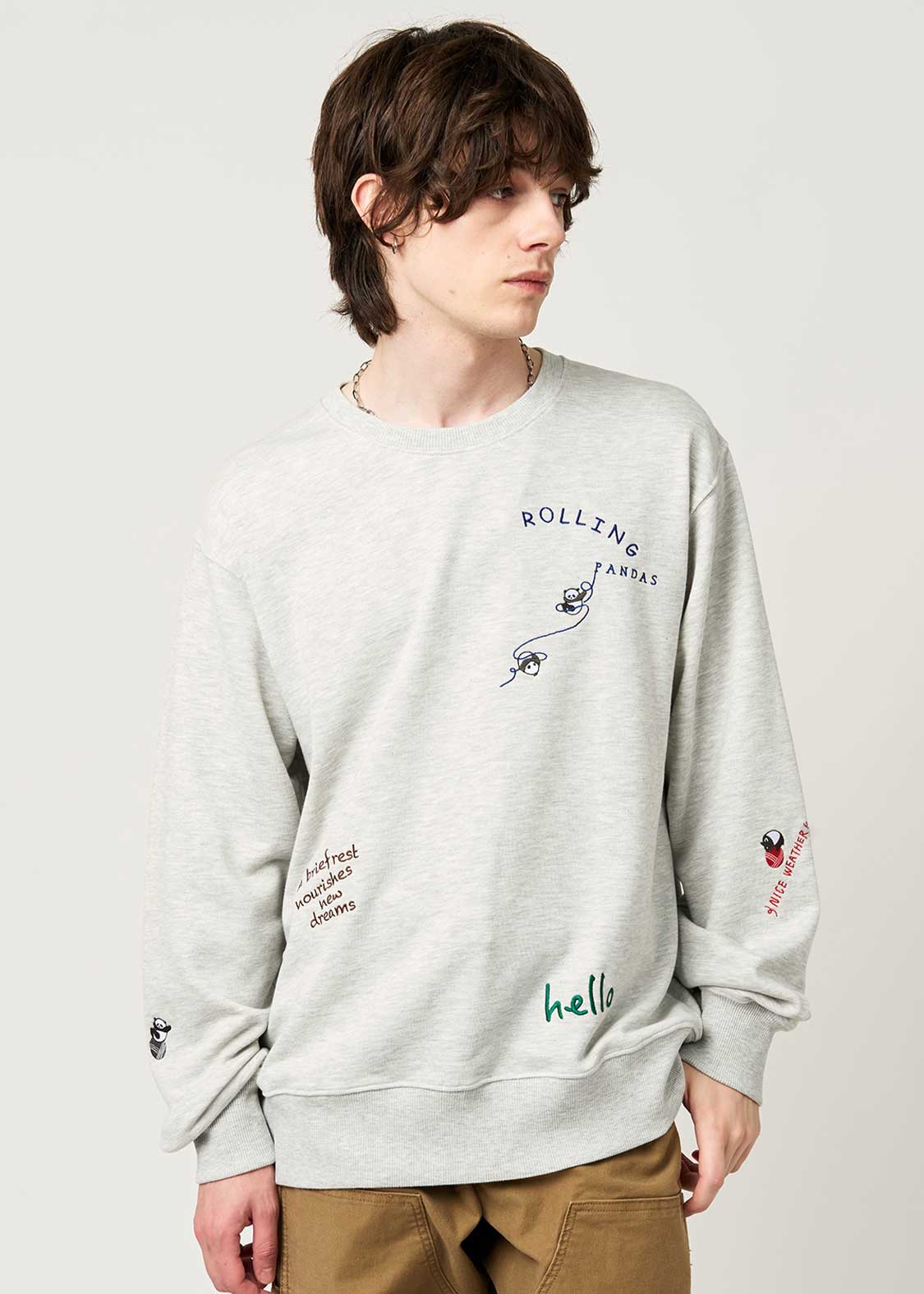 Rolling Pandas B | Fleece Sweatshirt - Image 7