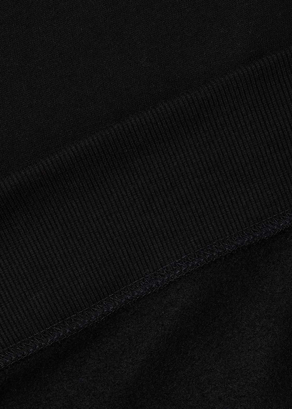 Ikaku Suwari B | Fluffy Fleece Collared Sweatshirt - Image 5