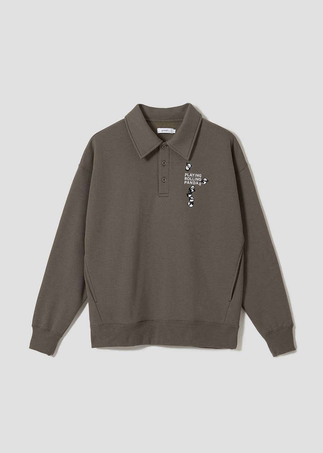 Rolling Pandas Kate | Fluffy Fleece Collared Sweatshirt