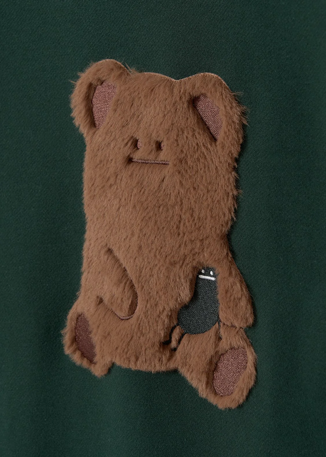 Fluffy Beautiful Shadow A | Fleece-Lined Sweatshirt - Image 4