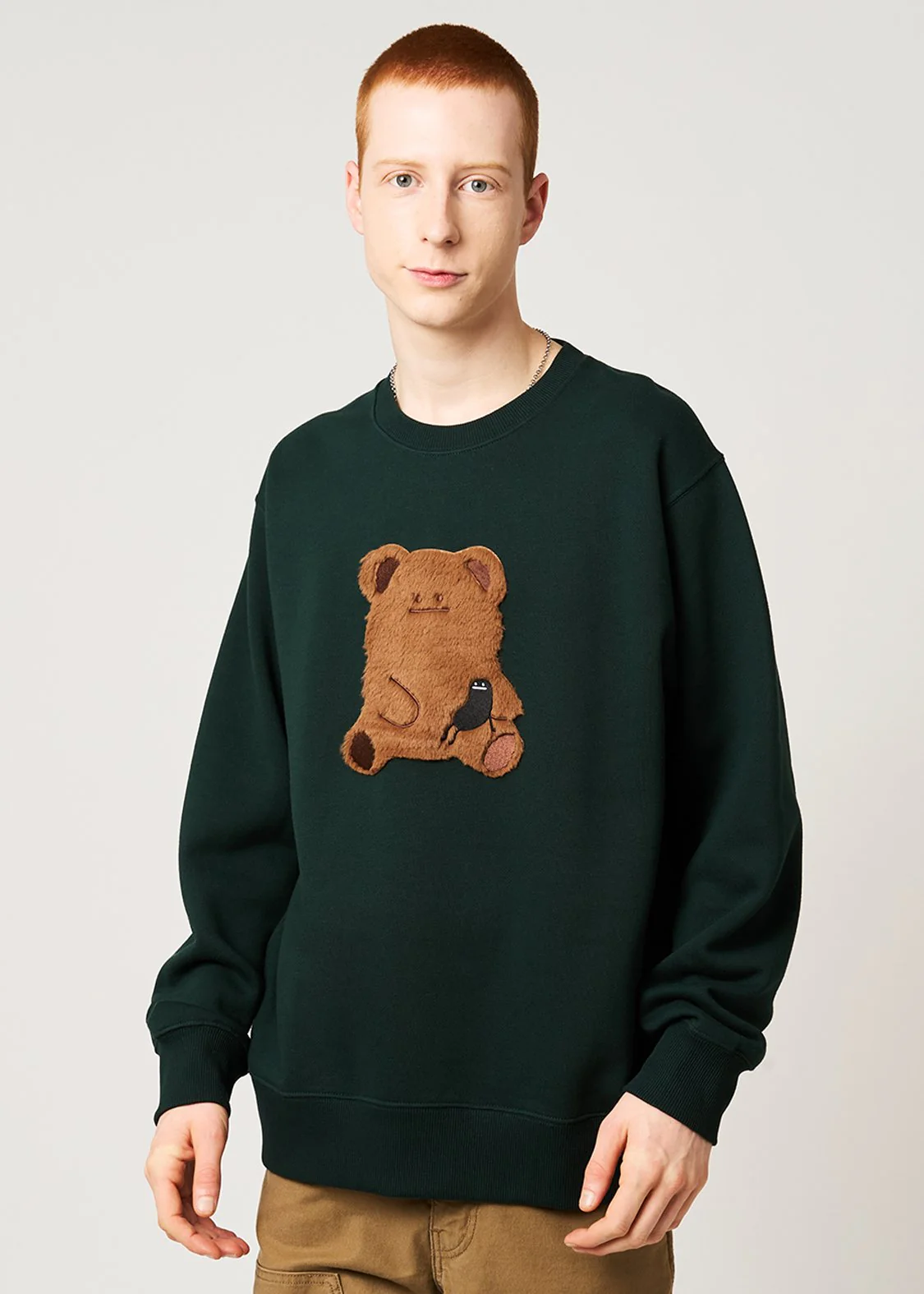Fluffy Beautiful Shadow A | Fleece-Lined Sweatshirt - Image 7