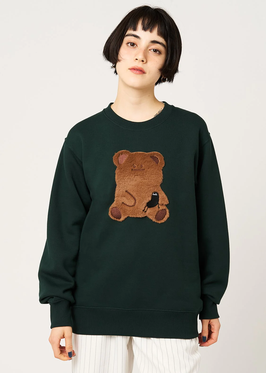 Fluffy Beautiful Shadow A | Fleece-Lined Sweatshirt - Image 9