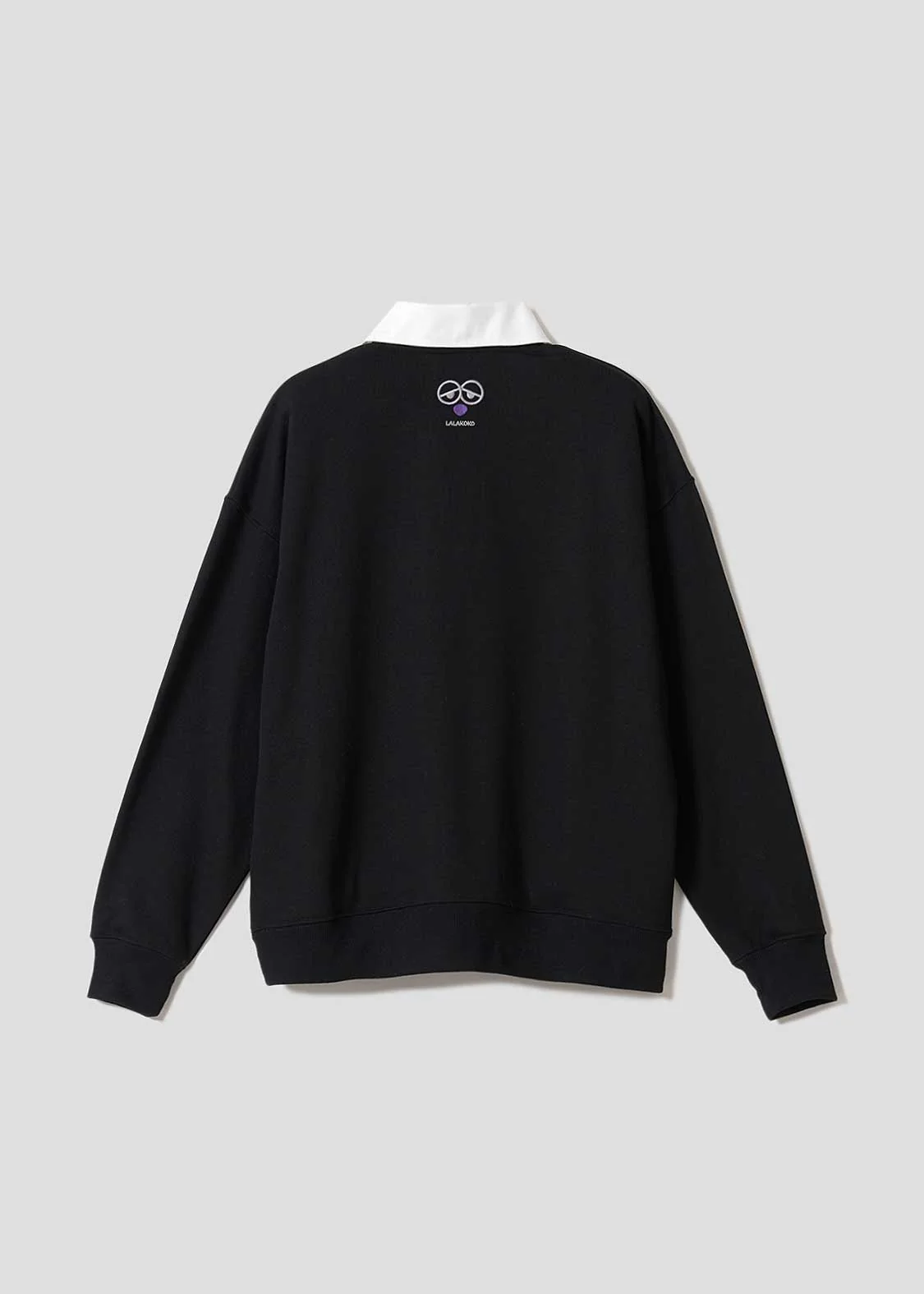 Lalakoko DRK | Fleece-Lined Collared Sweatshirt - Image 2
