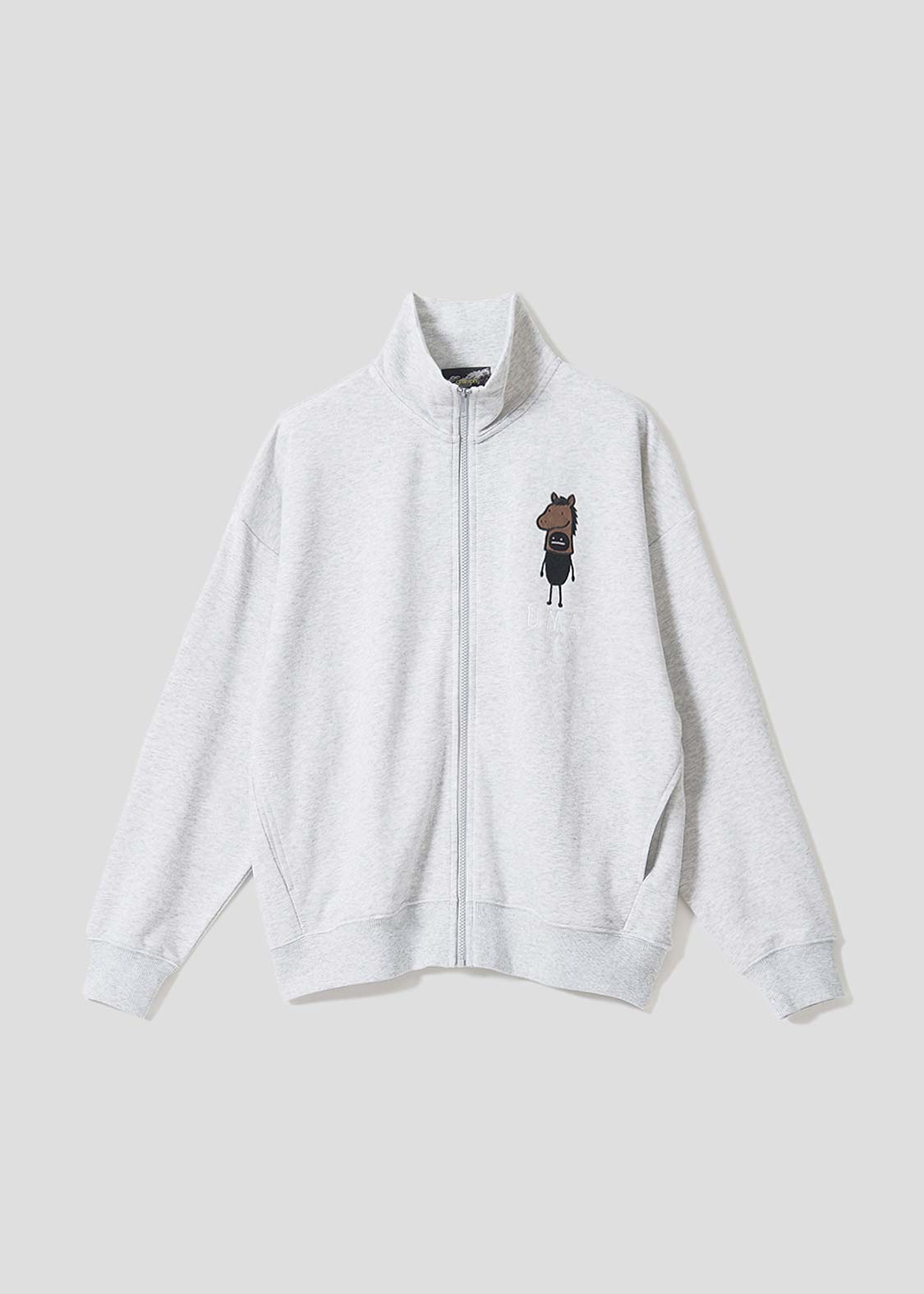 Beautiful Shadow Horse | Fleece Zip Sweatshirt