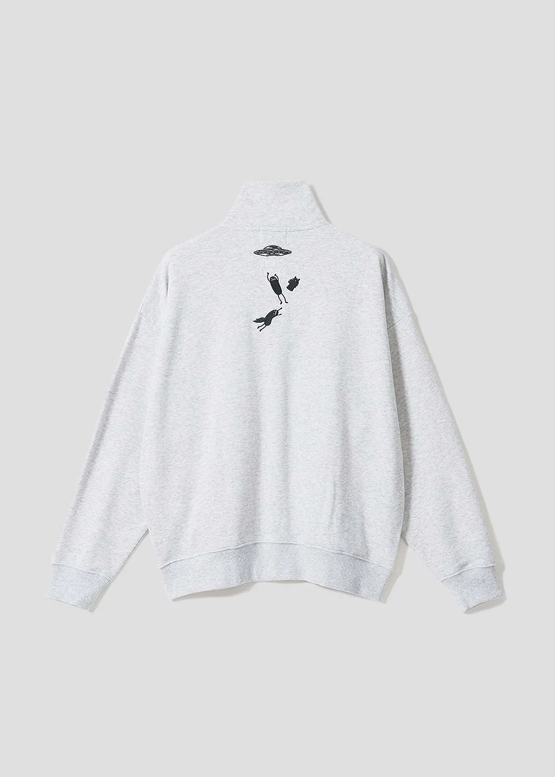 Beautiful Shadow Horse | Fleece Zip Sweatshirt - Image 2