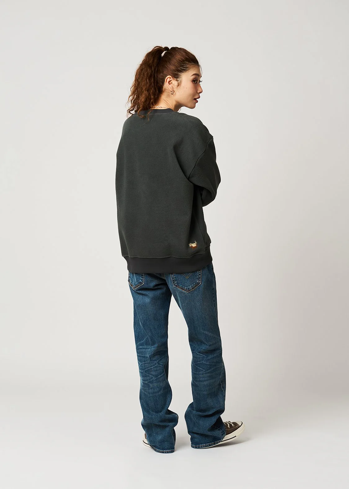 Nagasugiru Inu | Mochifuwa Fleece Sweatshirt - Image 10