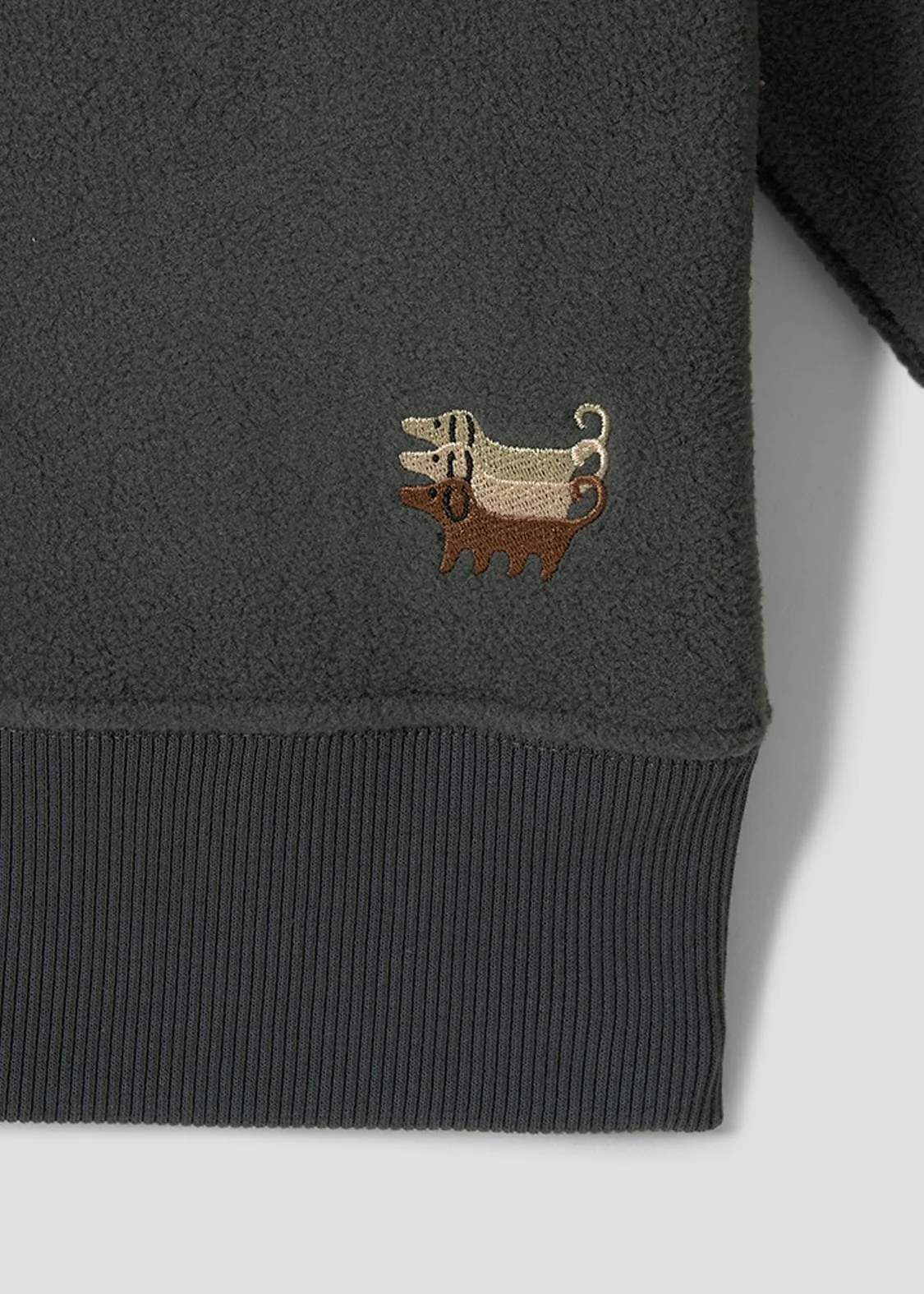 Nagasugiru Inu | Mochifuwa Fleece Sweatshirt - Image 4