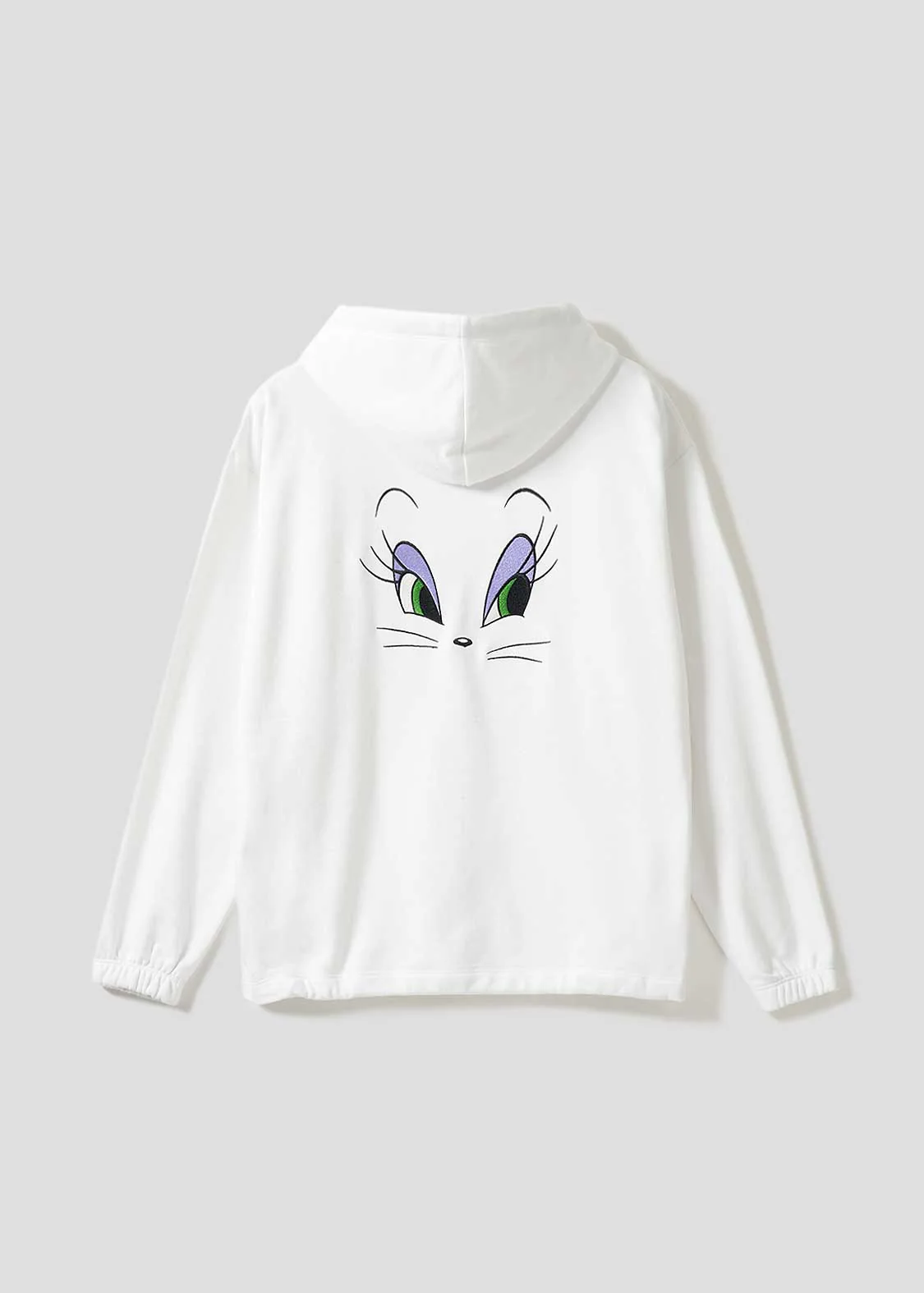 Tom and Jerry Drawstring Long Sleeve Zip Parka (Tom and Jerry_Toodles eyes)