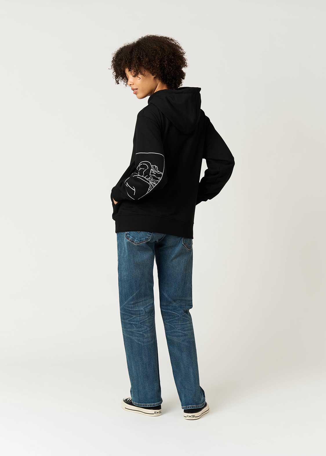 Artful Shadow DRK | Fleece Hoodie - Image 10