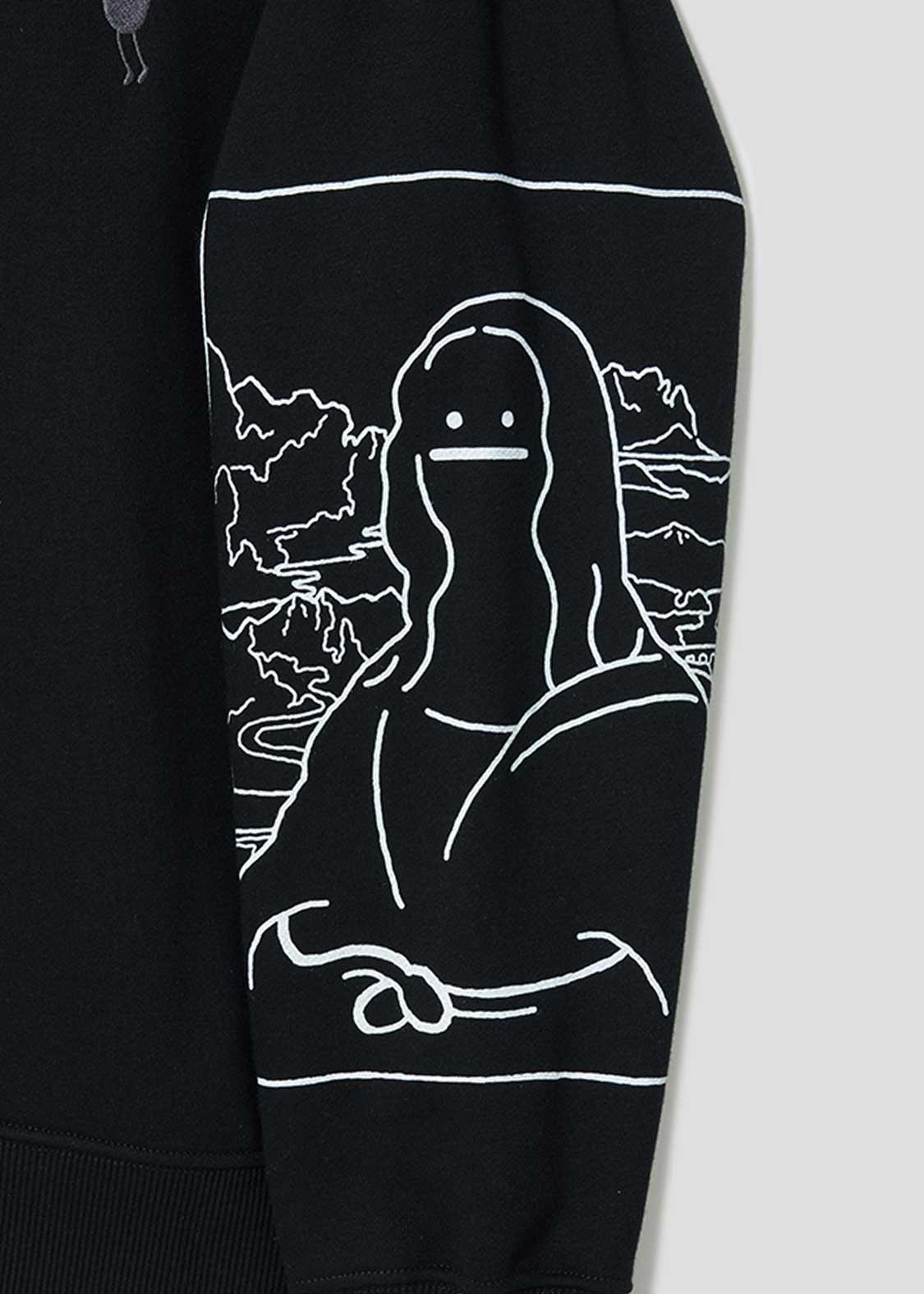 Artful Shadow DRK | Fleece Hoodie - Image 4