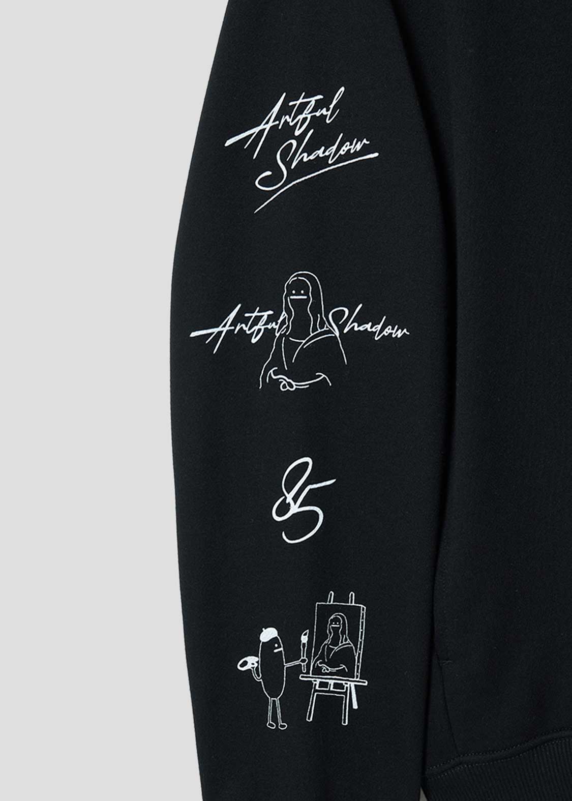 Artful Shadow DRK | Fleece Hoodie - Image 5