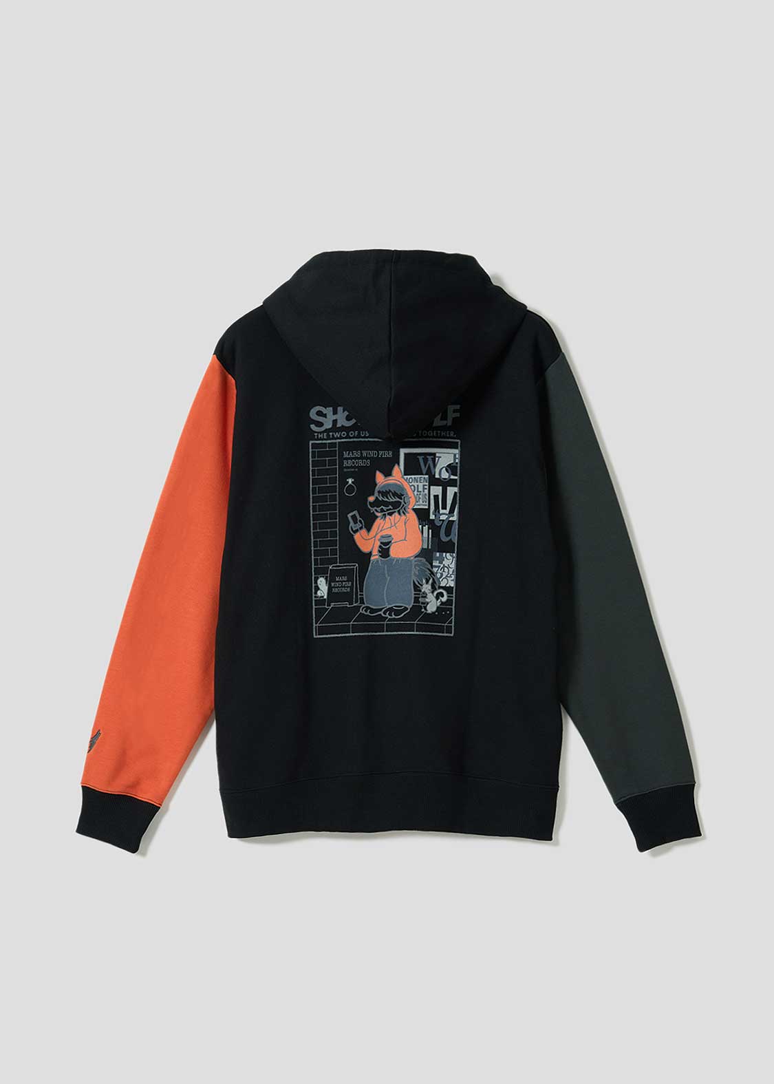 Shonen Wolf B | Fleece Zip Hoodie