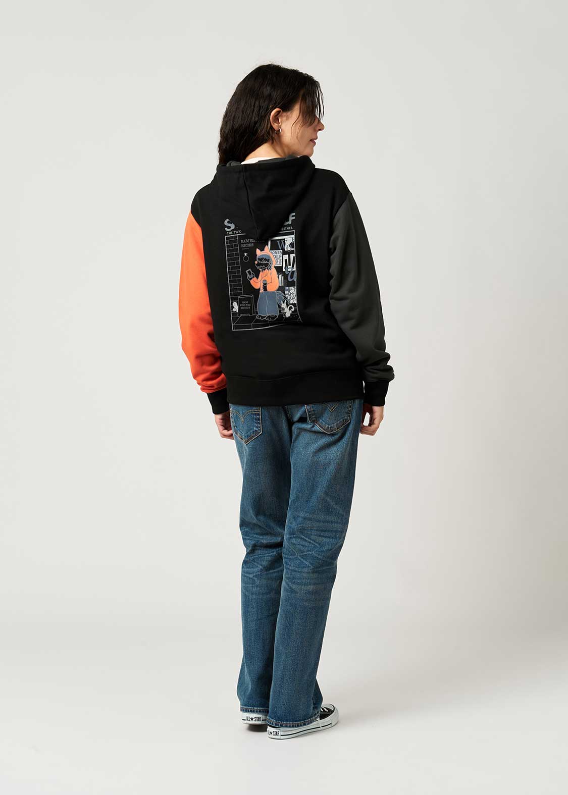 Shonen Wolf B | Fleece Zip Hoodie - Image 10
