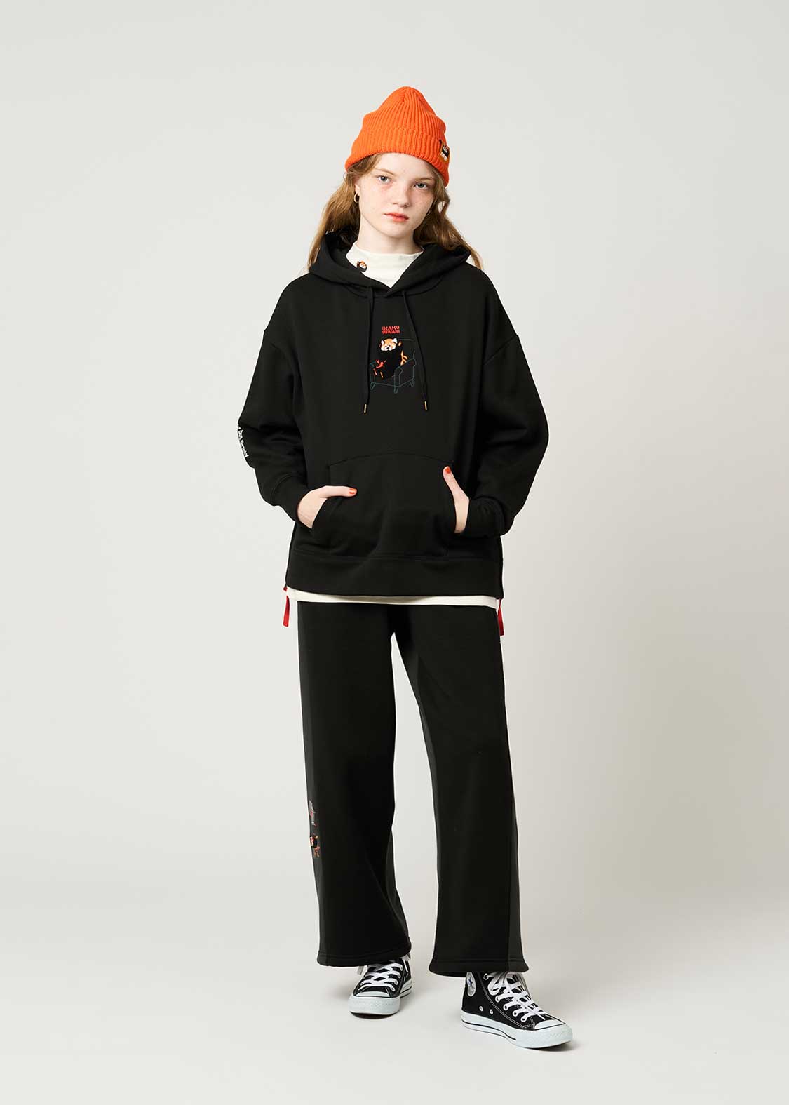 Ikaku Suwari | Fluffy Fleece Hoodie - Image 10