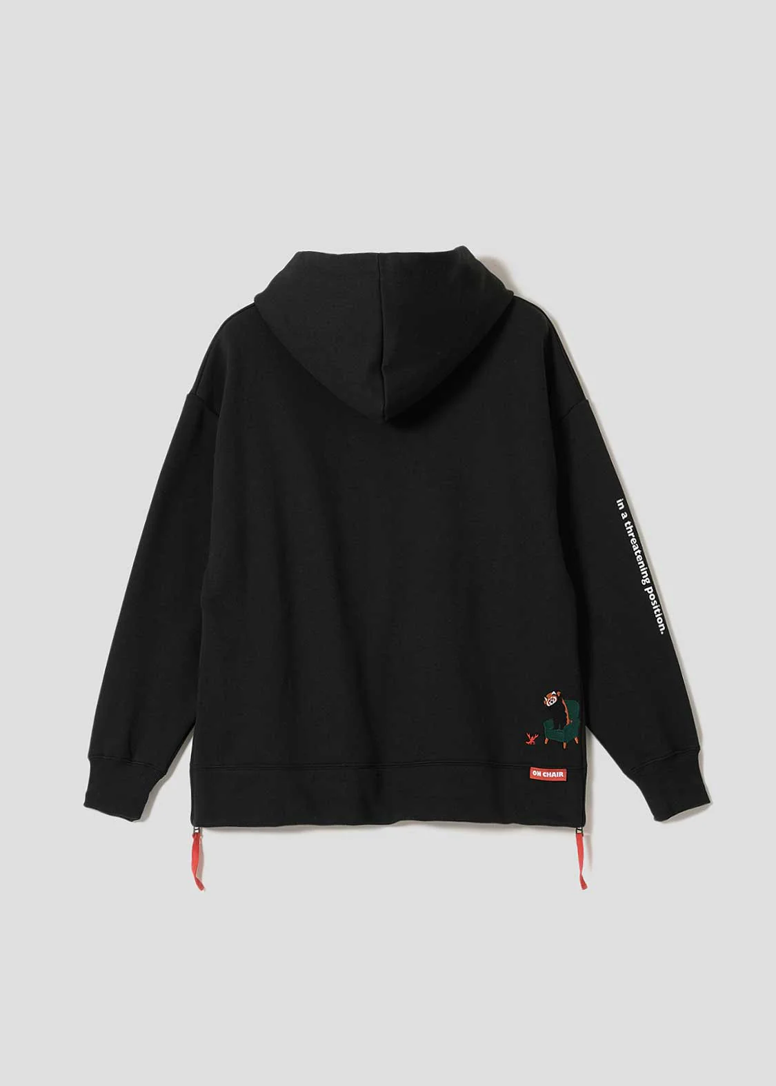 Ikaku Suwari | Fluffy Fleece Hoodie - Image 2