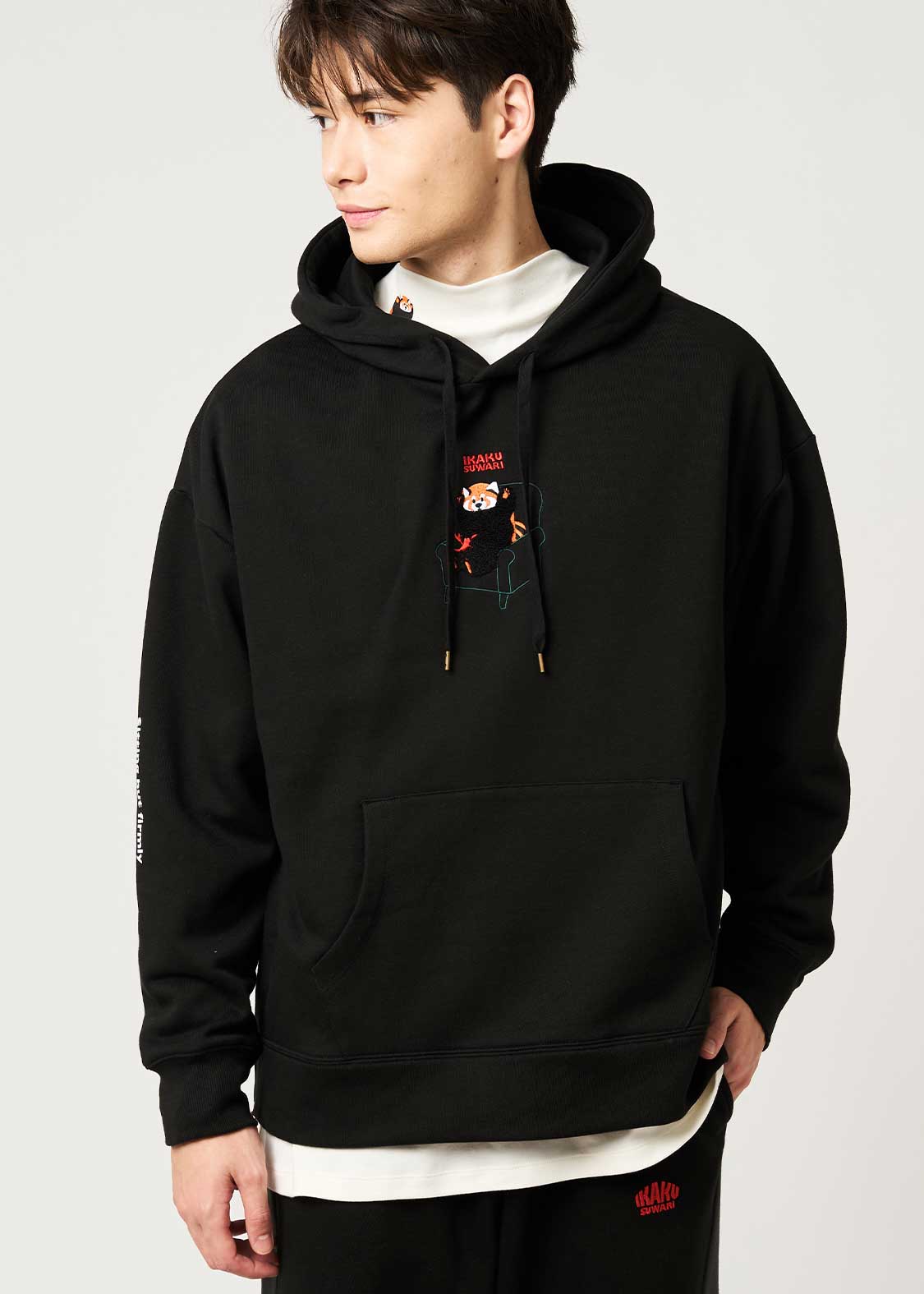 Ikaku Suwari | Fluffy Fleece Hoodie - Image 6