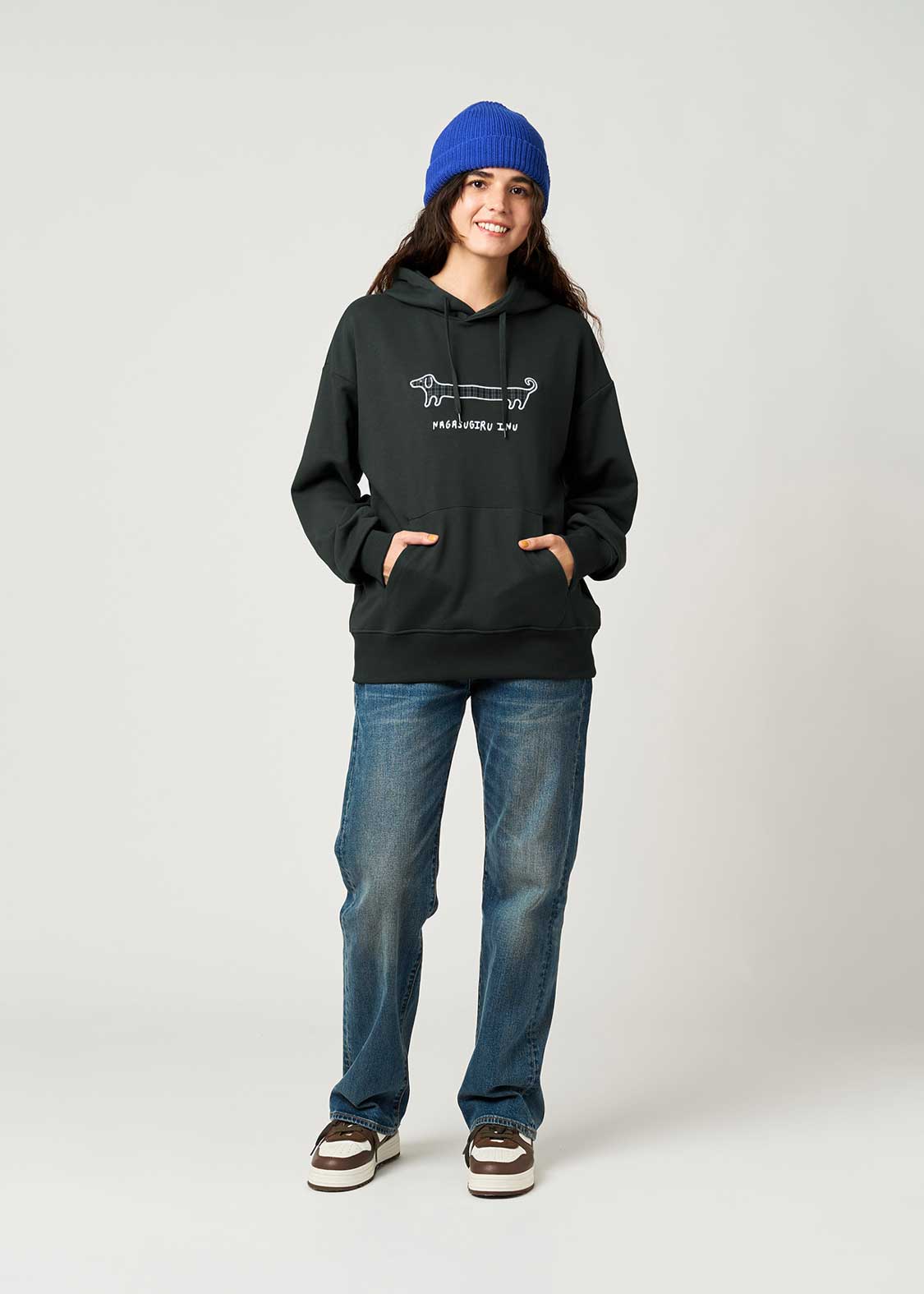 Nagasugiru Inu B | Fleece Hoodie - Image 10