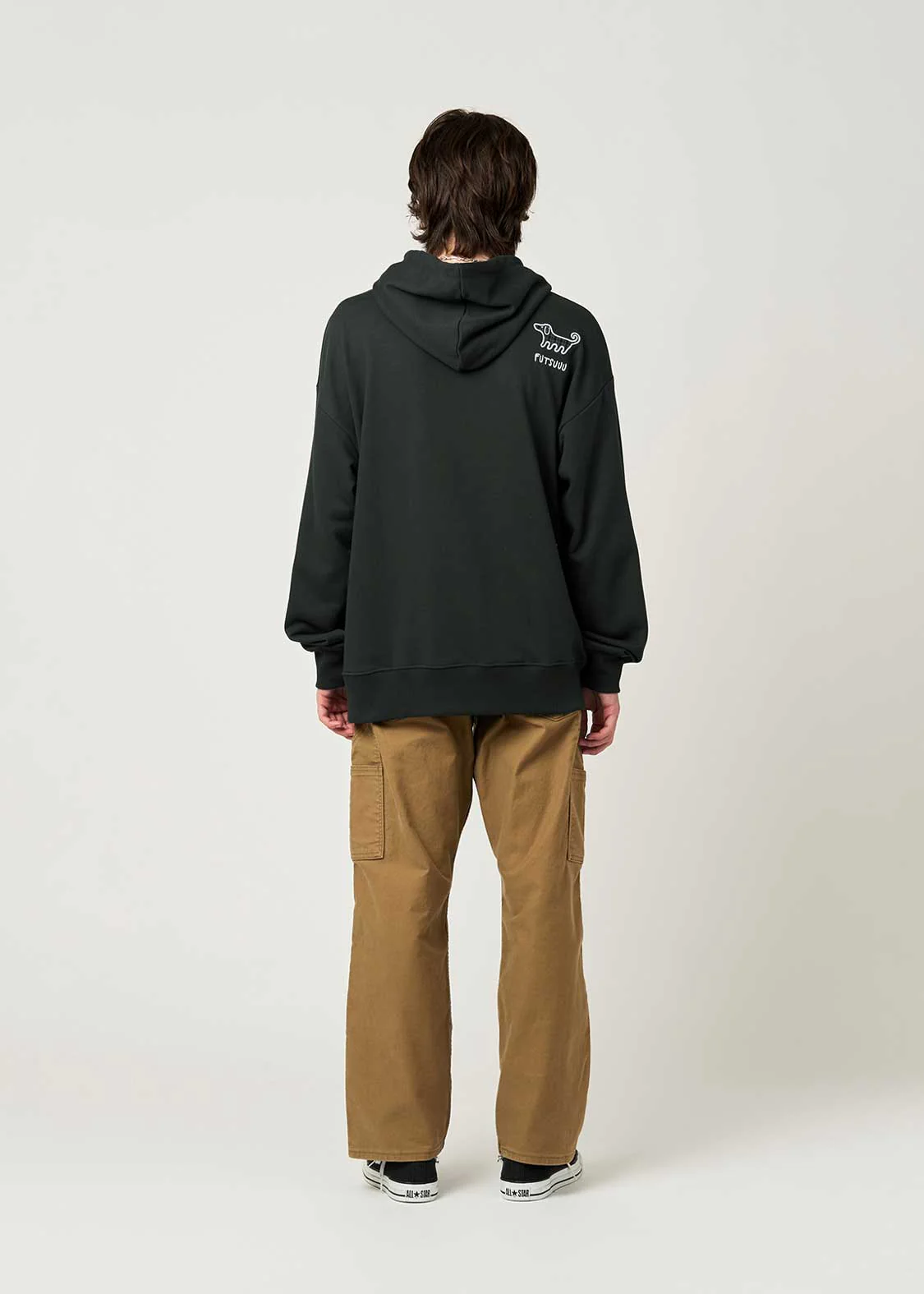 Nagasugiru Inu B | Fleece Hoodie - Image 8