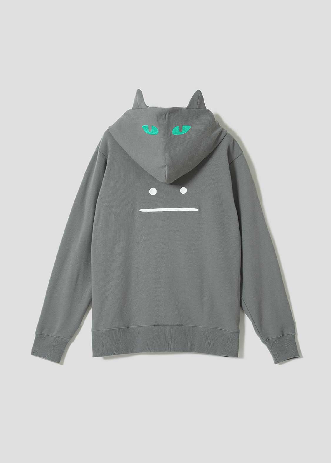 Neko Kaburi Beautiful Shadow B | Fleece Back Face Zip Hoodie