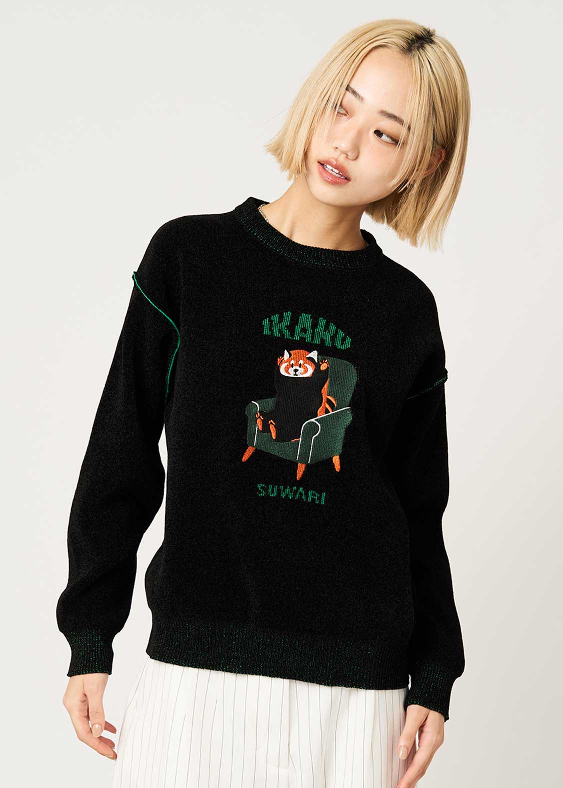 Ikaku Suwari | Mole Crew Neck Knit - Image 6