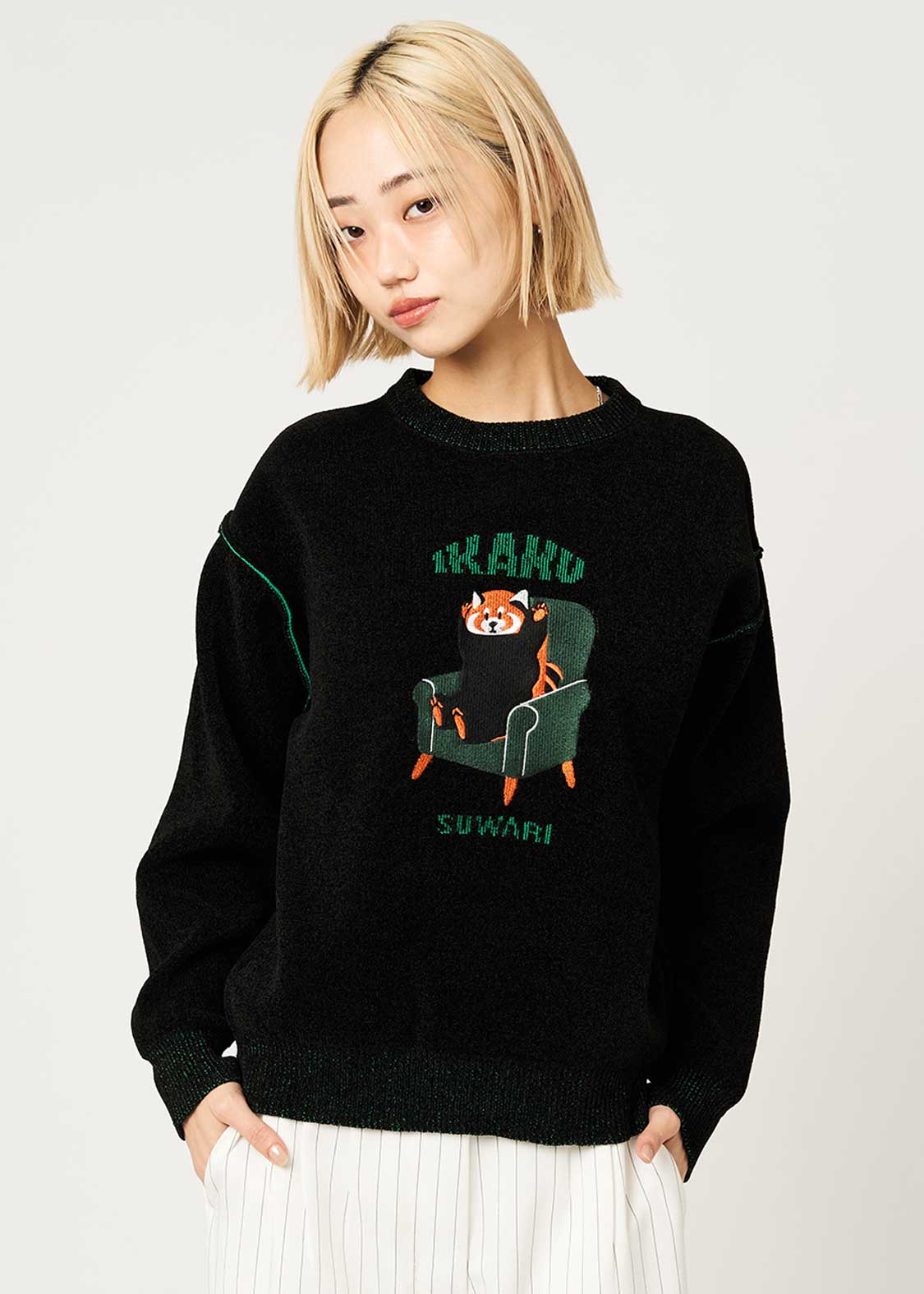 Ikaku Suwari | Mole Crew Neck Knit - Image 9