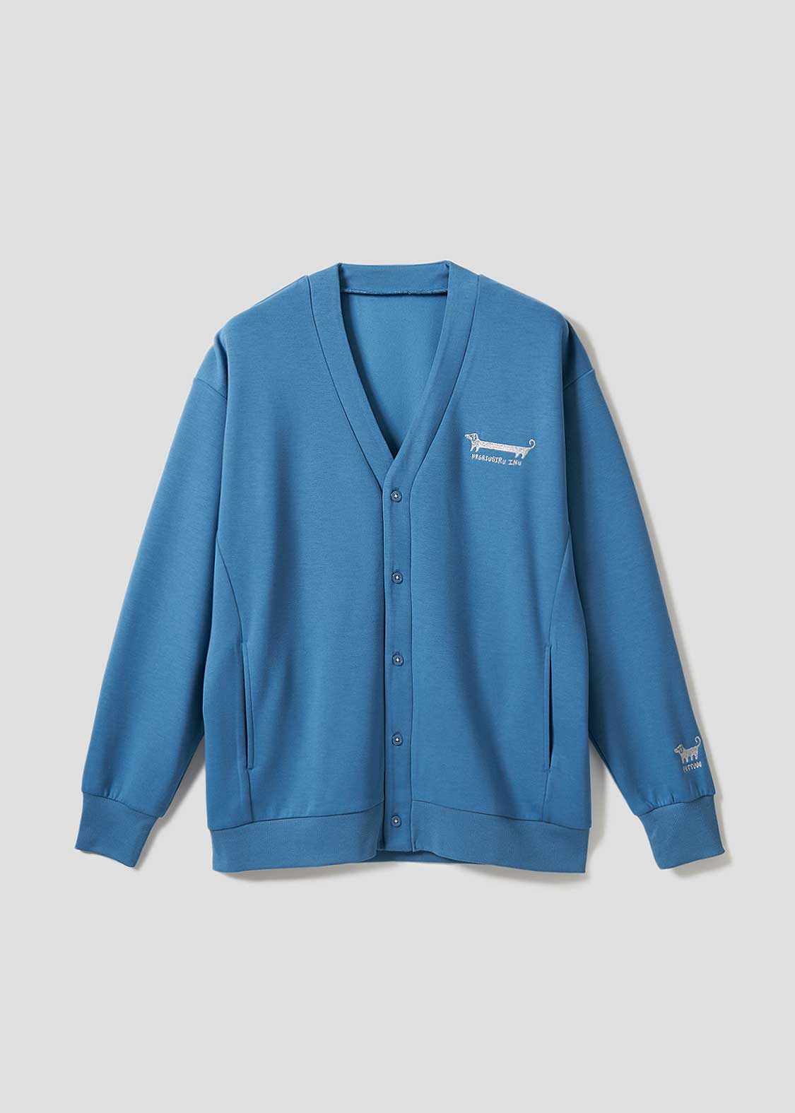 Ponte Long Sleeve Cardigan (Nagasugiru Inu)