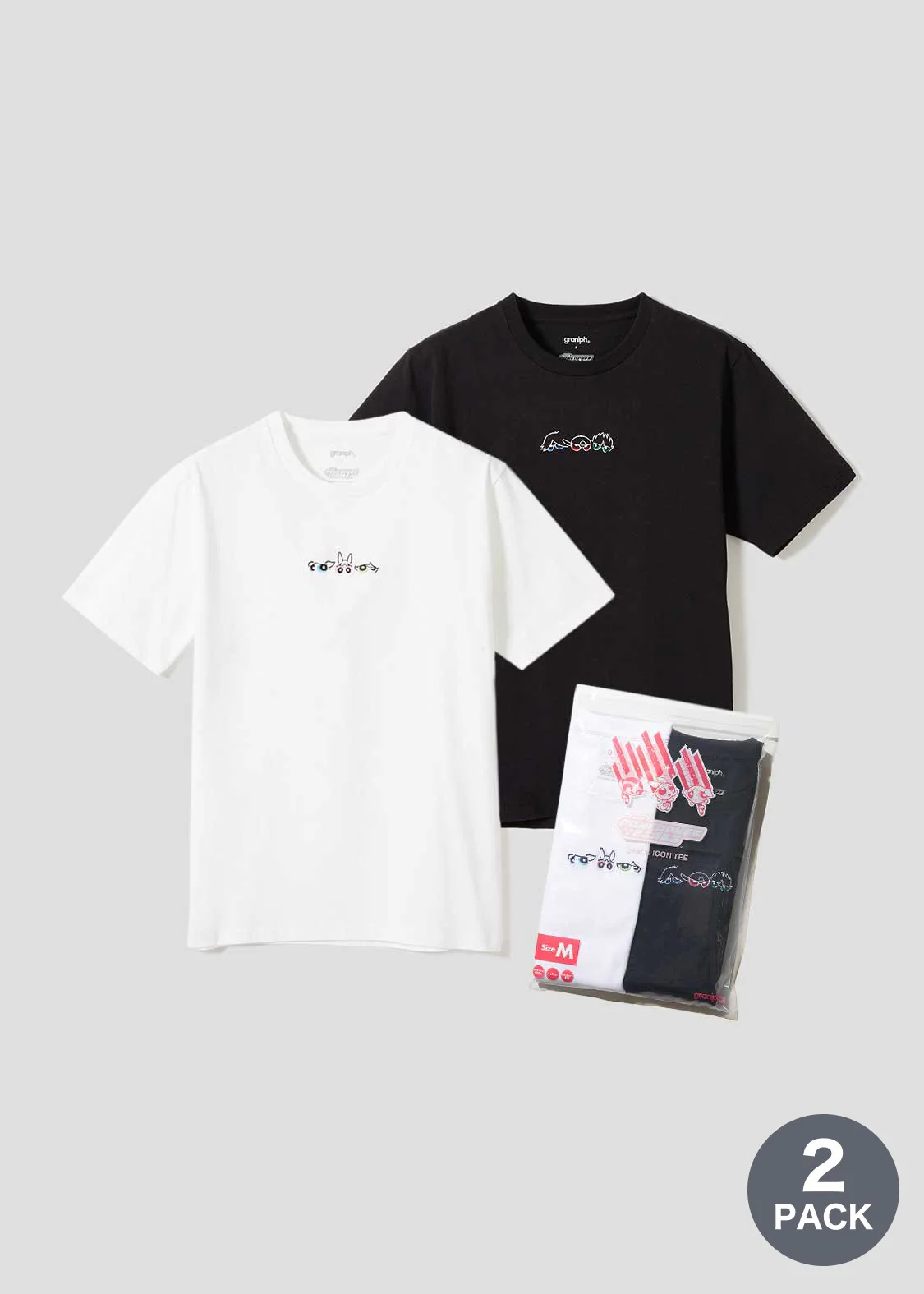 Power Puff Girls Short Sleeve Pack Tee (THE POWERPUFF GIRLS_Eyes)