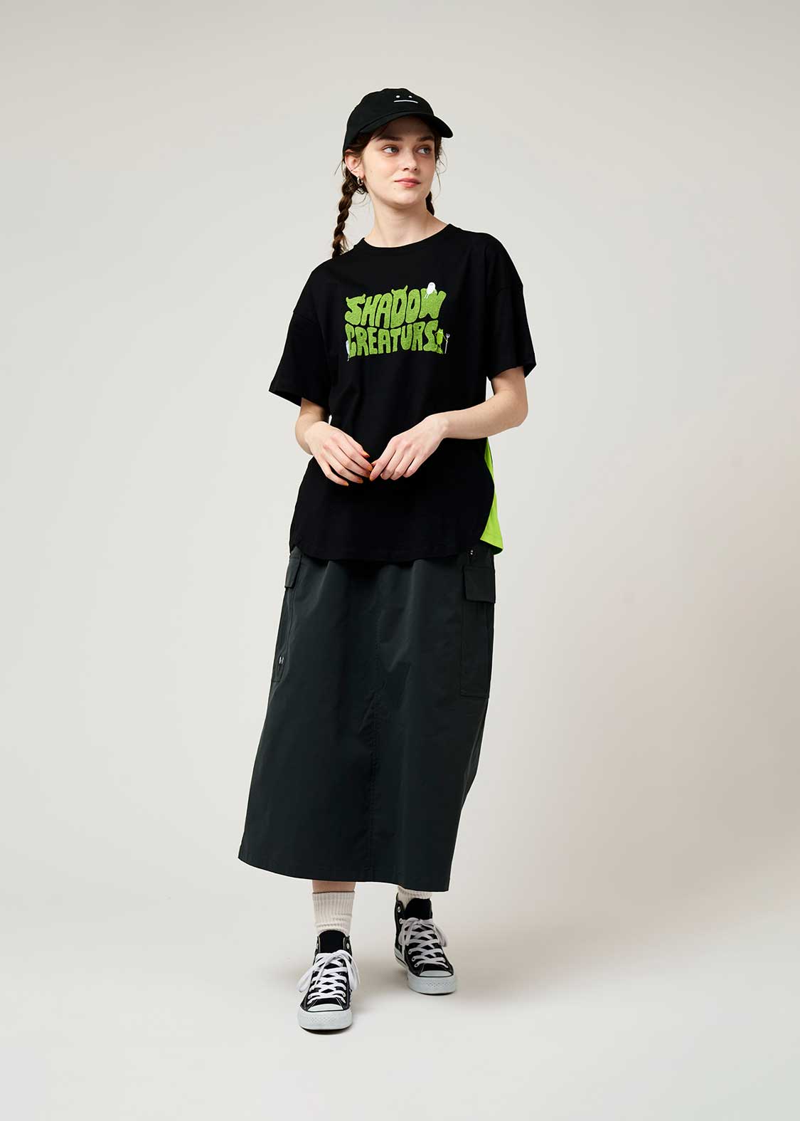 Side Gusset Short Sleeve Tee (Beautiful Shadow Creature) - Image 2