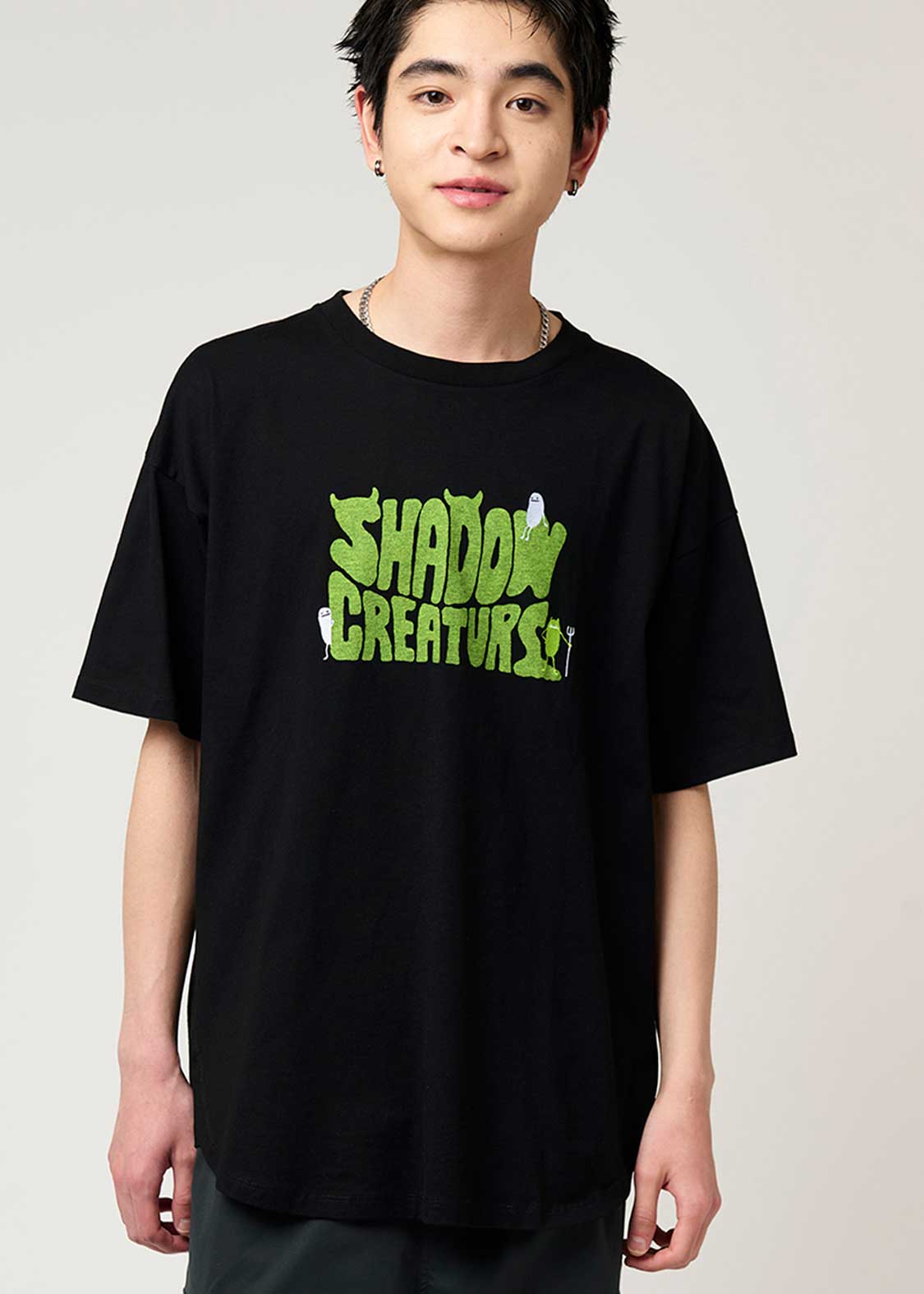 Side Gusset Short Sleeve Tee (Beautiful Shadow Creature) - Image 7