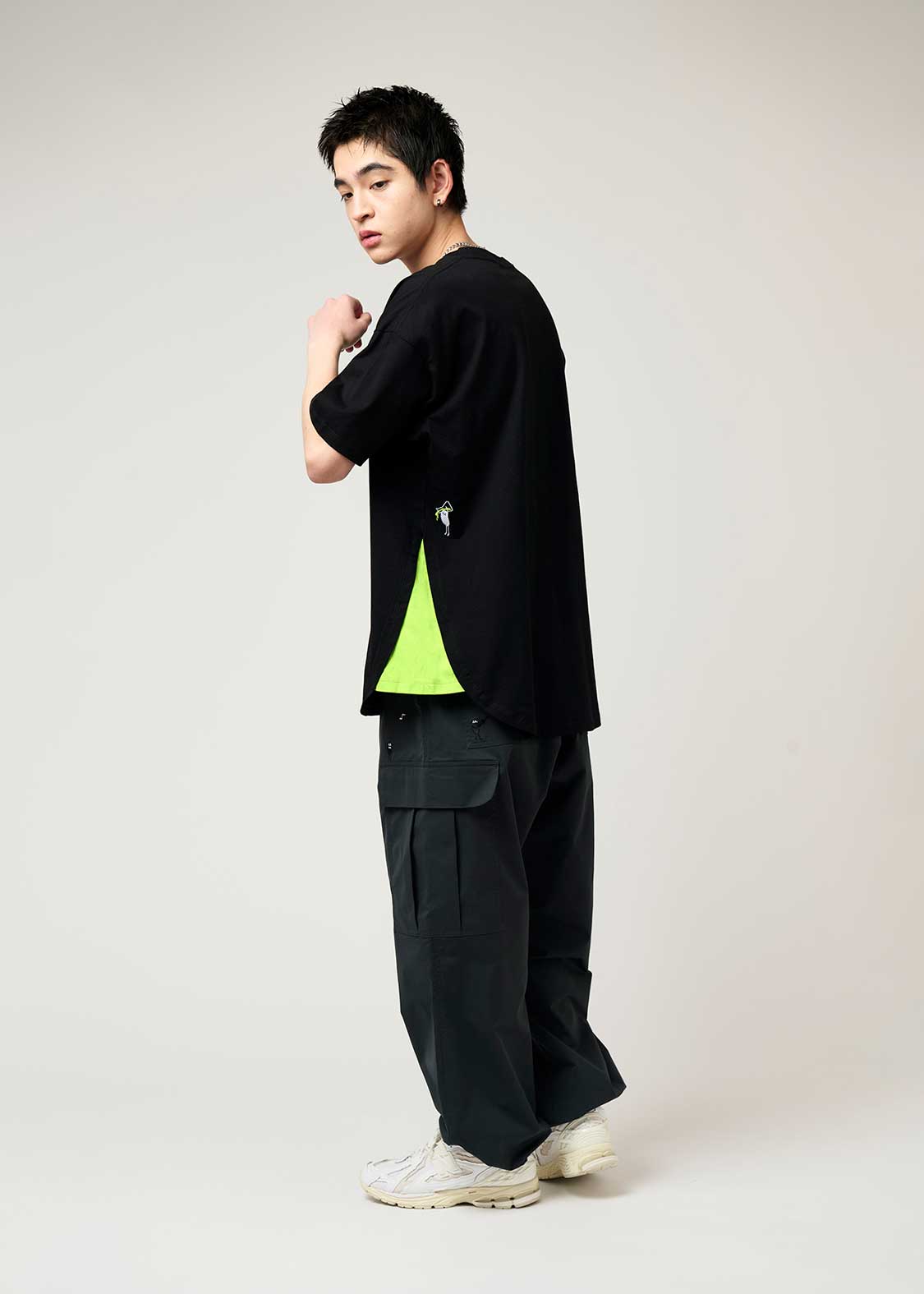 Side Gusset Short Sleeve Tee (Beautiful Shadow Creature) - Image 9