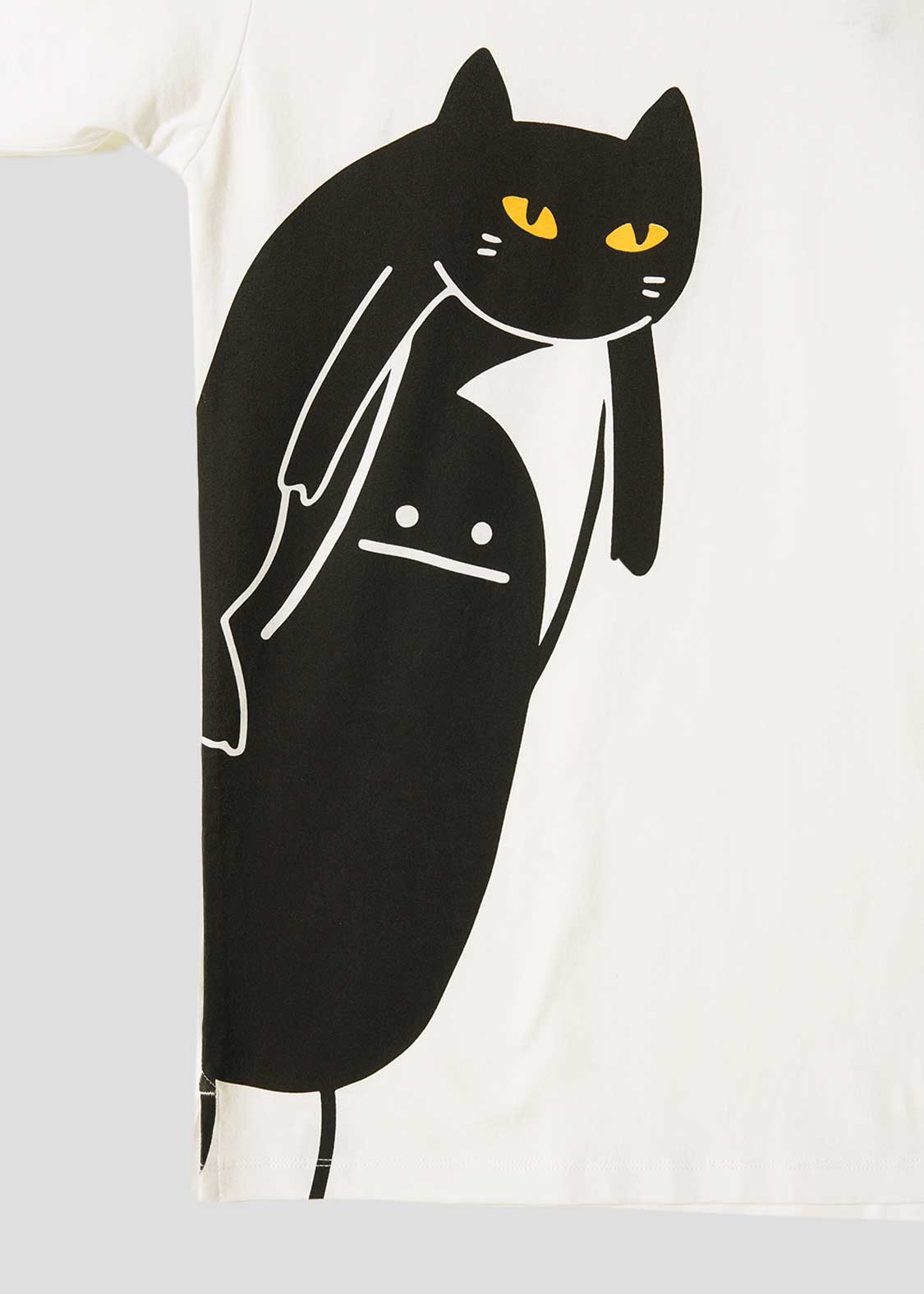 Nekokaburi Beautiful Shadow | Big Print Big T-Shirt - Image 4