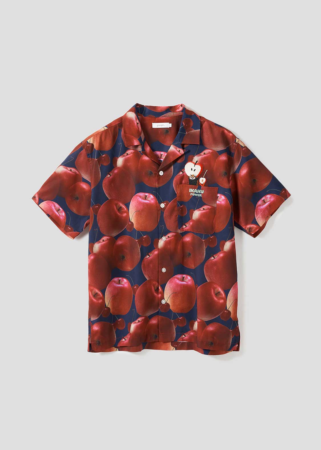 Open Collar Short Sleeve Shirt (Ikaku Power)
