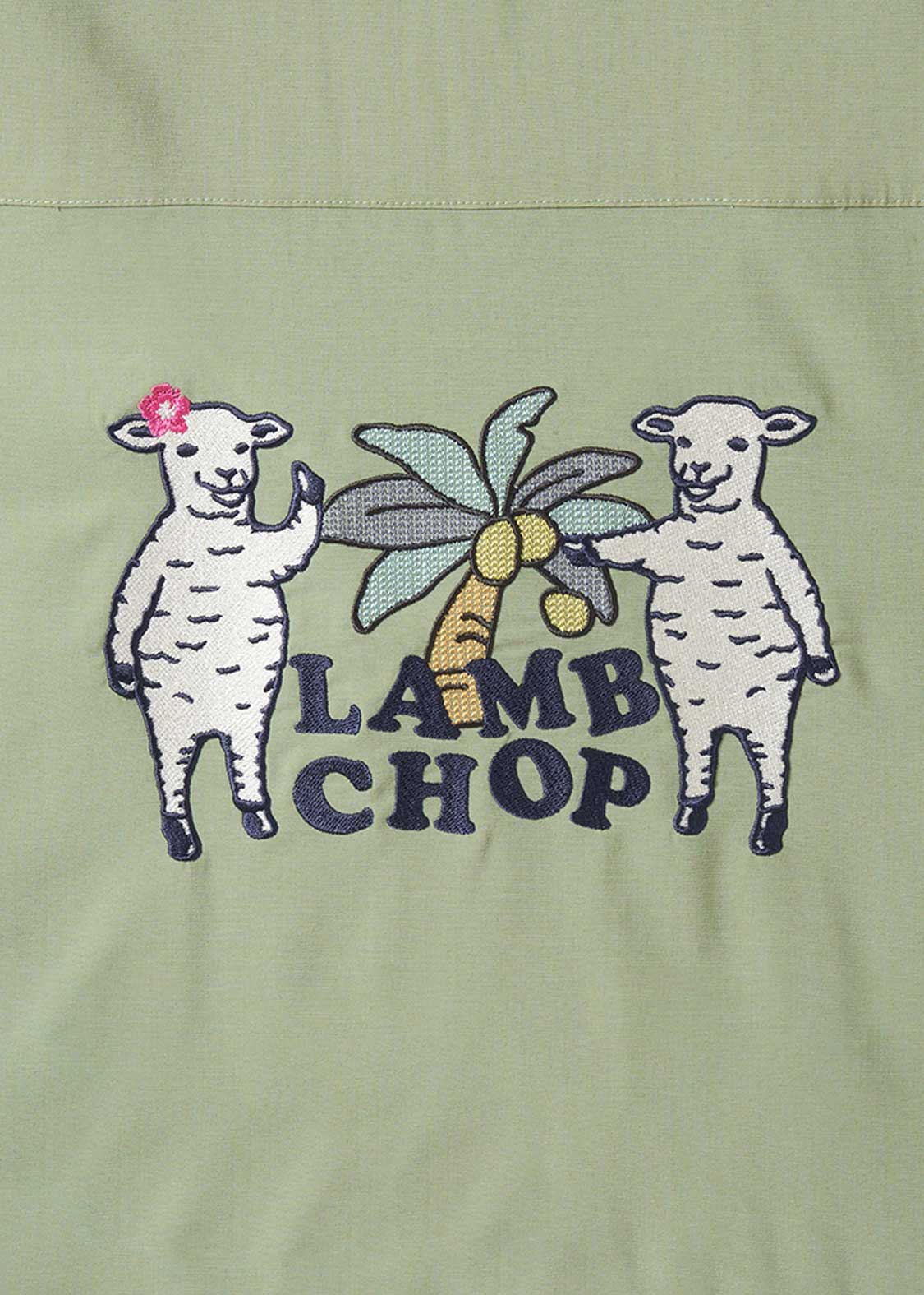Lambchop | Linen Touch Open Collar Shirt - Image 5