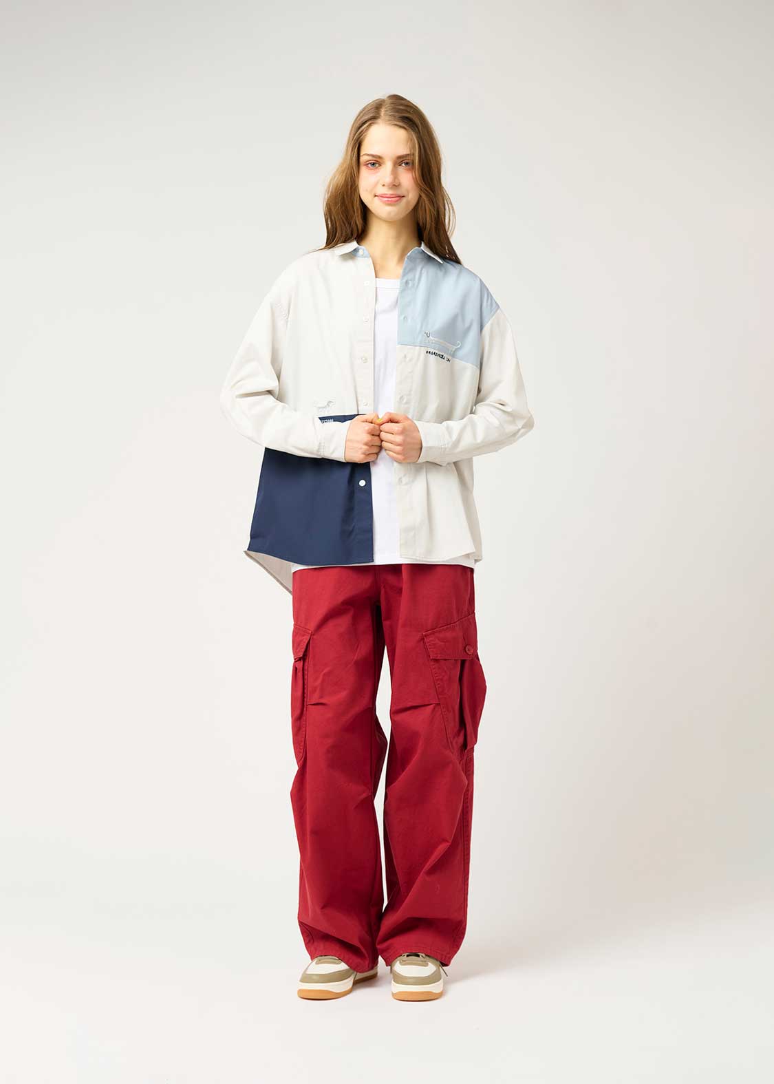 Loose Fit Long Sleeve Shirt (Nagasugiru Inu 2) - Image 2