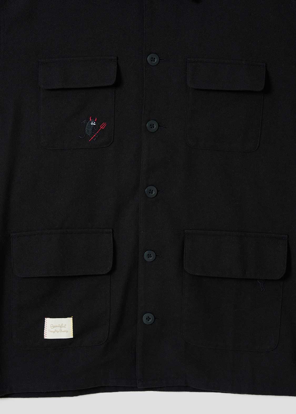 Beautiful Shadow Devil And Angel | Military Shirt - Image 3