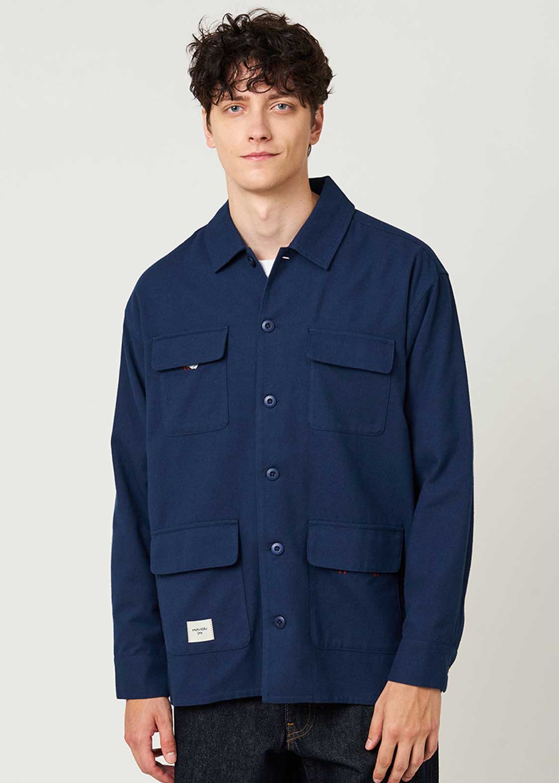Nagasugiru Inu Ghost | Military Shirt - Image 7